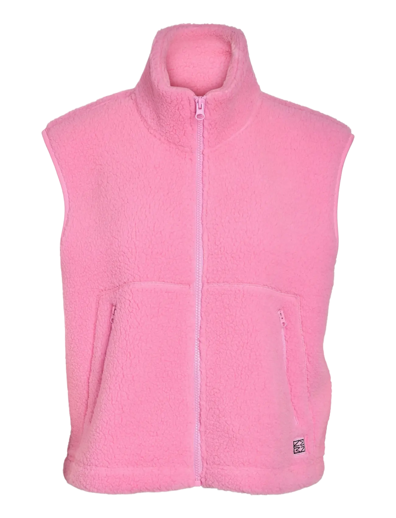 NOISY MAY NMMASEY SHORT TEDDY VEST NOOS - Vests - BEGONIA PINK / pink/rose