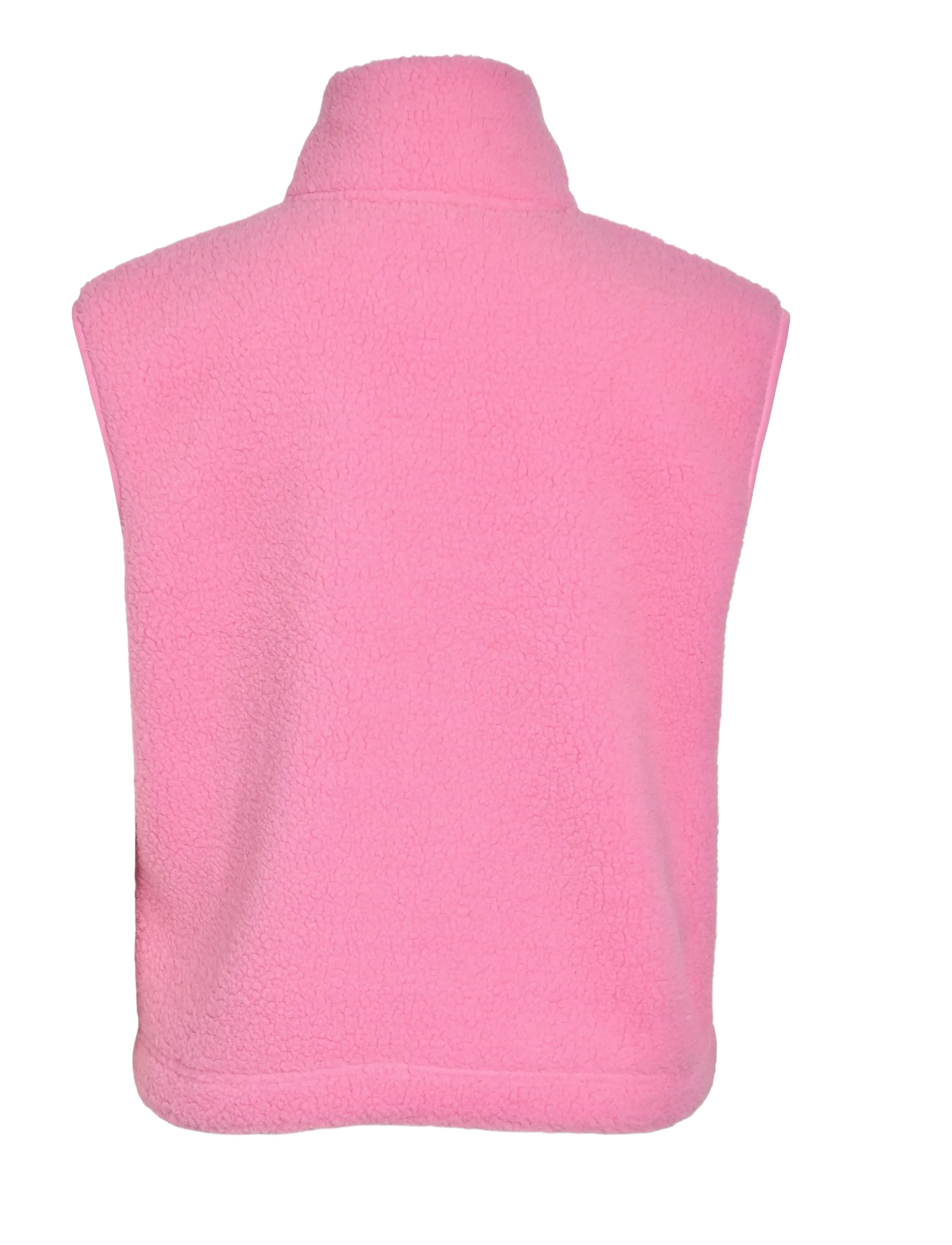 NOISY MAY - NMMASEY SHORT TEDDY VEST NOOS - fliis- ja teddy-vestid - begonia pink - 2