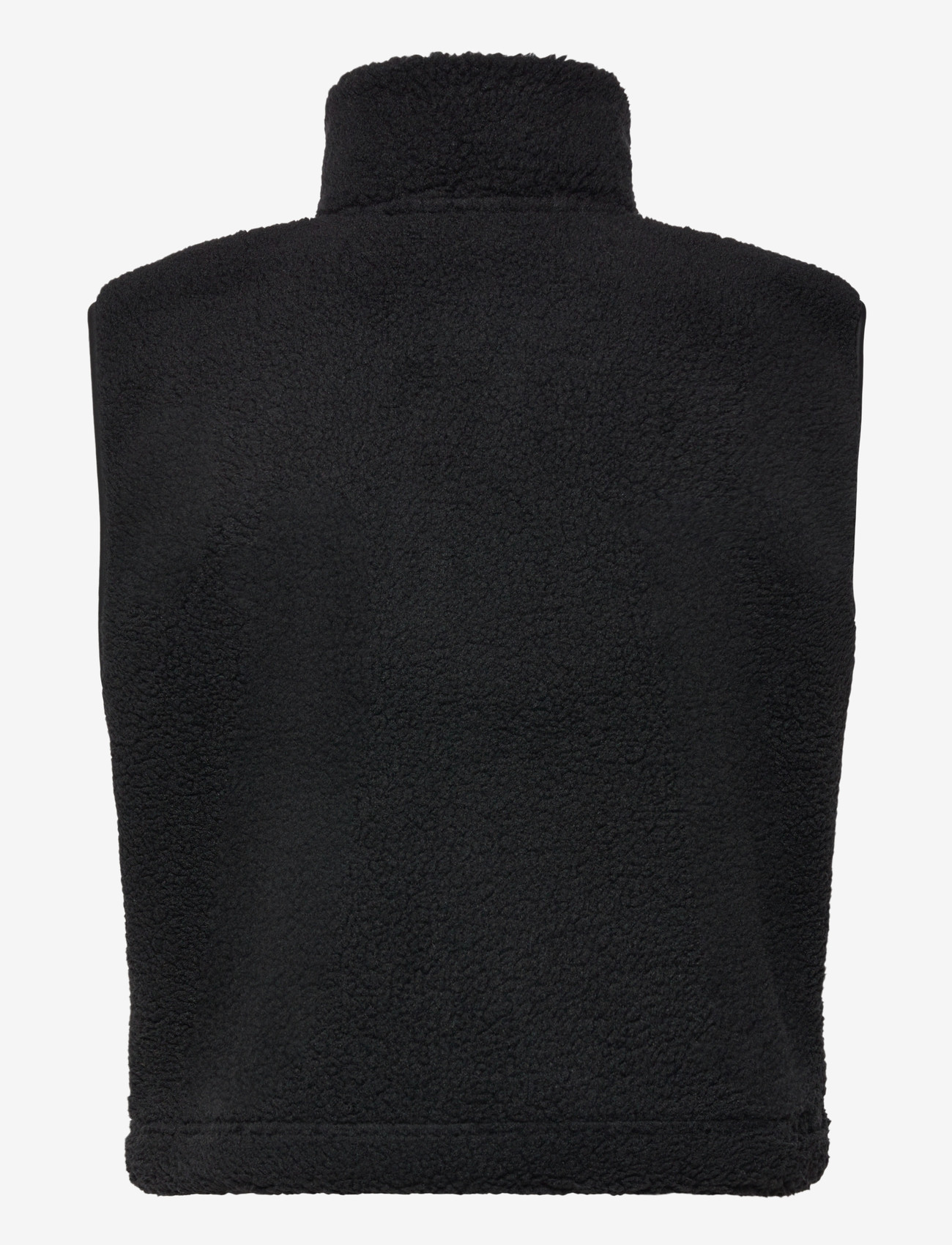 NOISY MAY - NMMASEY SHORT TEDDY VEST NOOS - fleeces & midlayers - black - 2