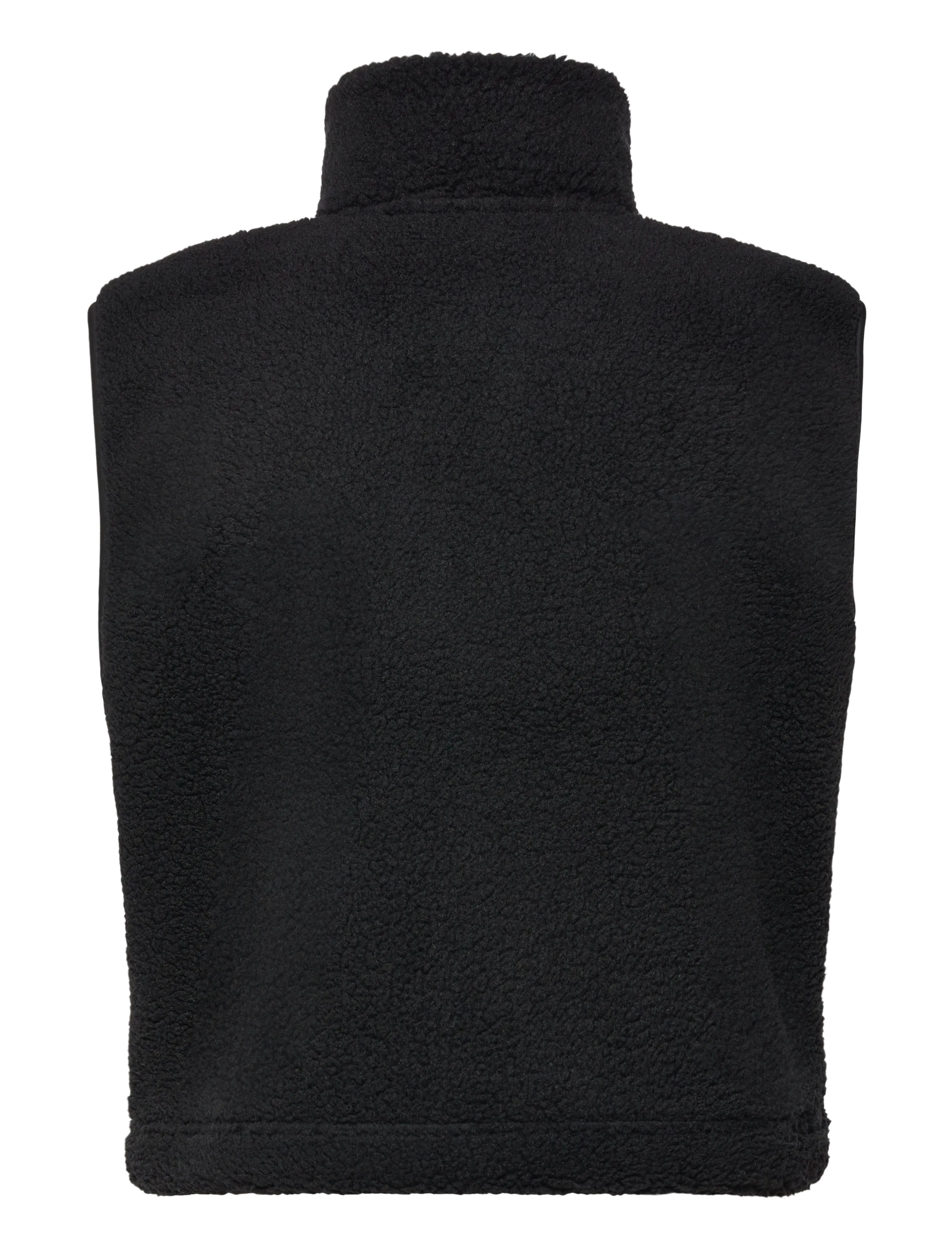 NOISY MAY - NMMASEY SHORT TEDDY VEST NOOS - fleece- und teddy-westen - black - 2