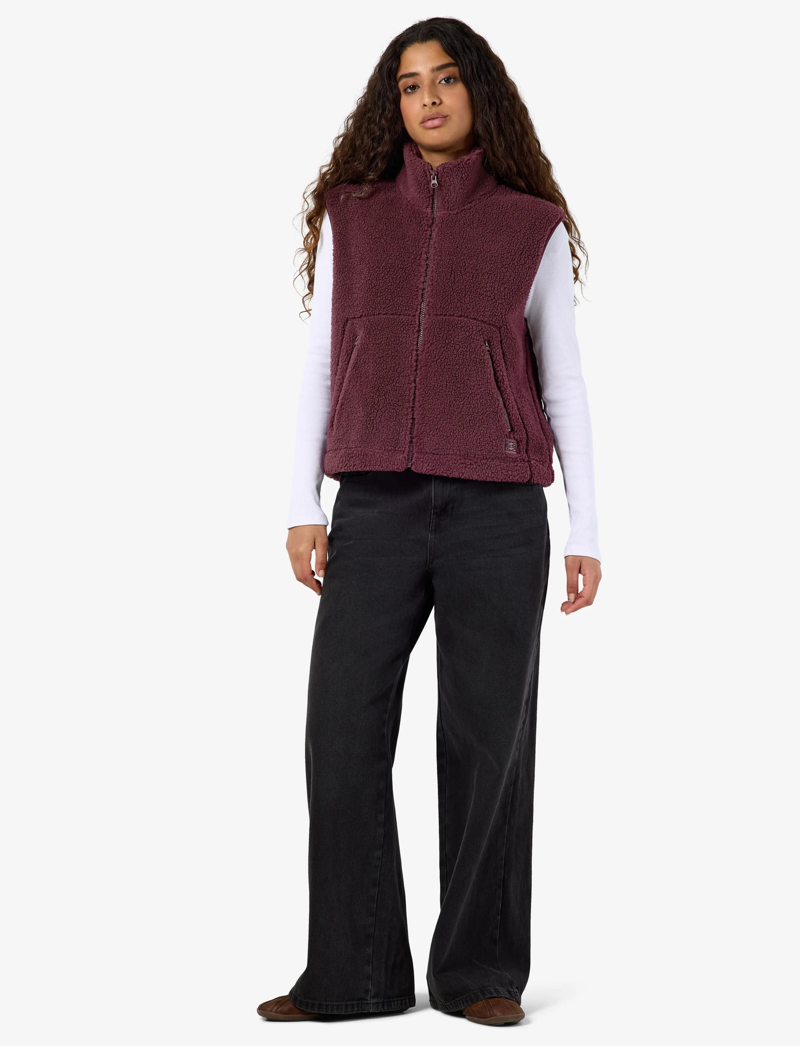 NOISY MAY - NMMASEY SHORT TEDDY VEST NOOS - madalaimad hinnad - fig - 3