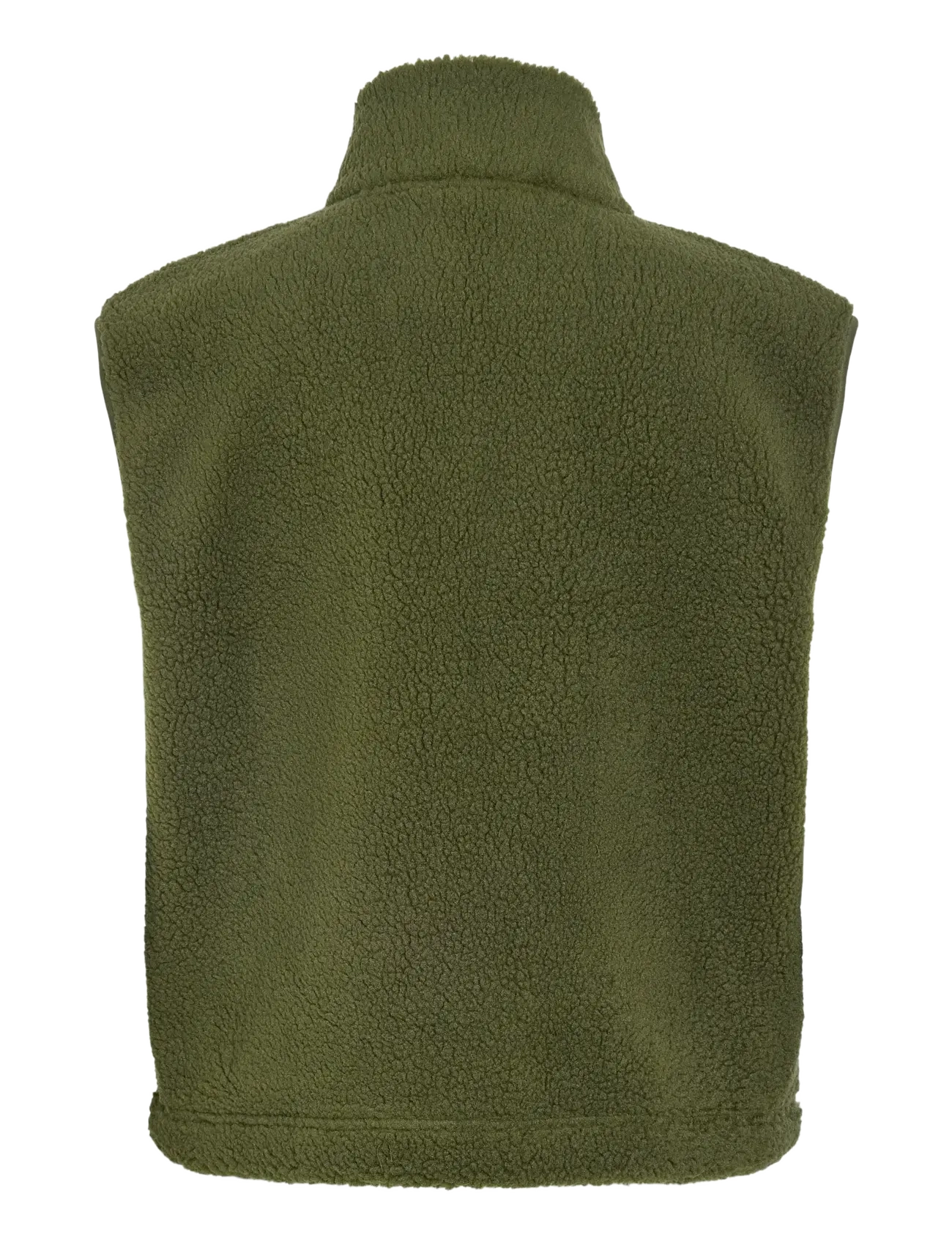 NOISY MAY - NMMASEY SHORT TEDDY VEST NOOS - fleece- og teddyveste - kalamata - 2