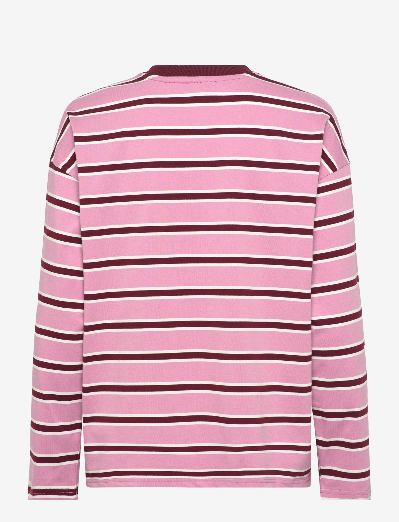 NOISY MAY - NMEMBER L/S STRIPE SWEAT NOOS - hverdags stil - begonia pink - 2