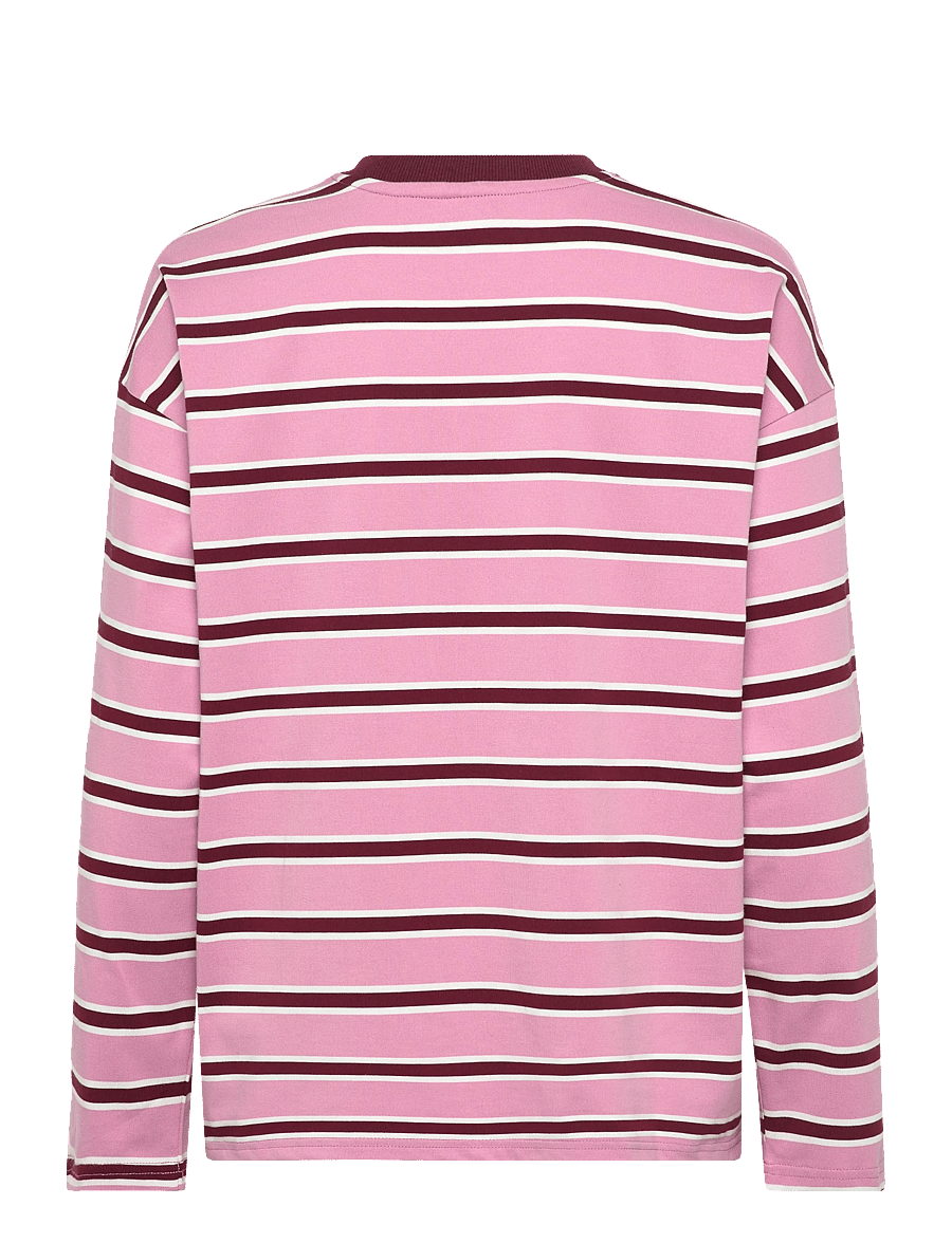 NOISY MAY - NMEMBER L/S STRIPE SWEAT NOOS - sweatshirts - begonia pink - 2