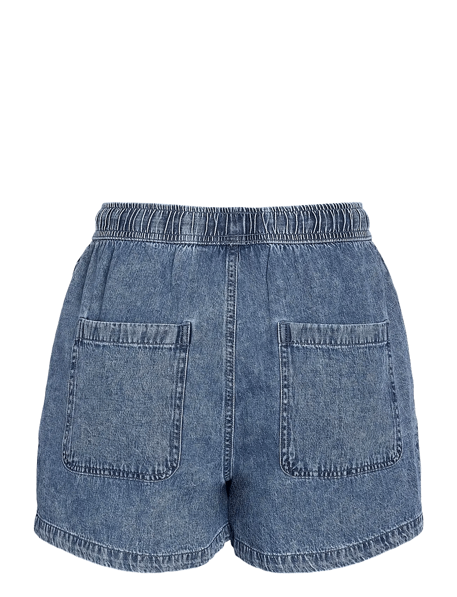 NOISY MAY - NMENZA MW REG ELAS SHORTS MG004MB NOOS - lühikesed teksapüksid - medium blue denim - 2