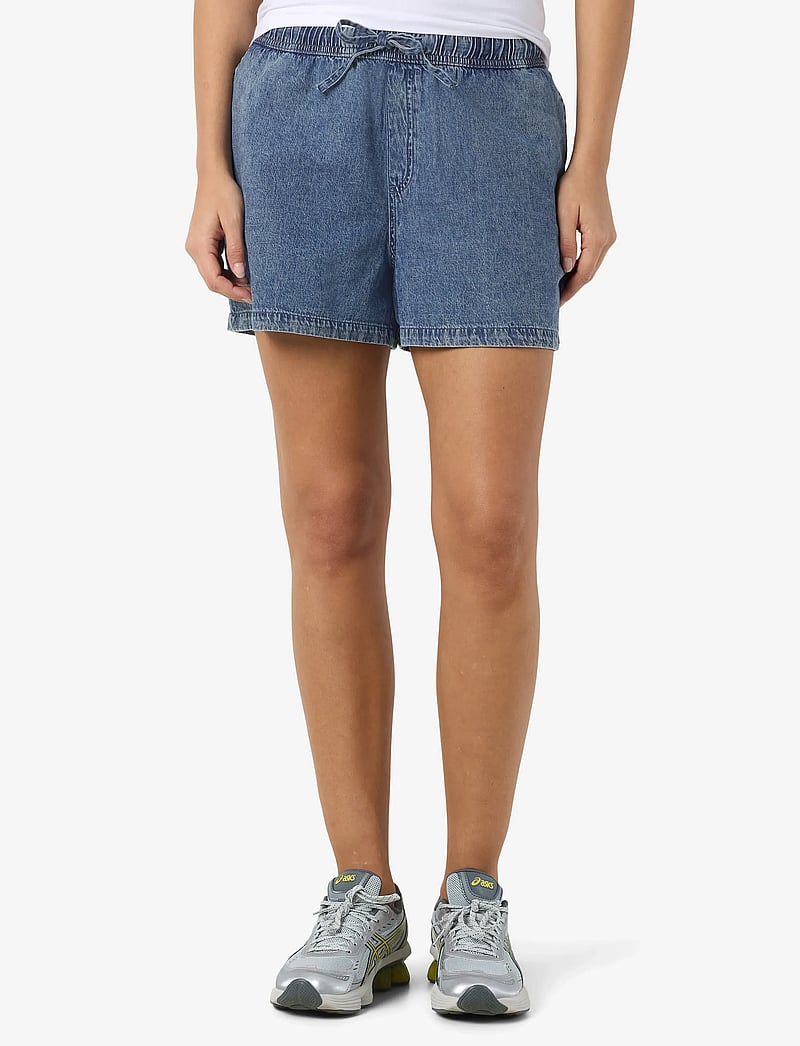 NOISY MAY - NMENZA MW REG ELAS SHORTS MG004MB NOOS - jorts - medium blue denim - 0