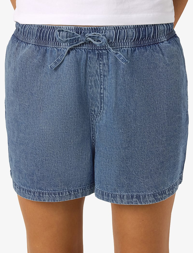 NOISY MAY - NMENZA MW REG ELAS SHORTS MG004MB NOOS - jorts - medium blue denim - 5
