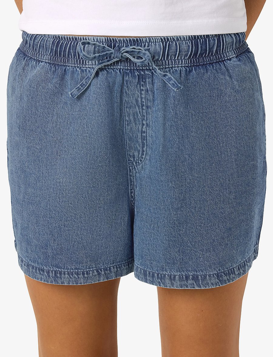 NOISY MAY - NMENZA MW REG ELAS SHORTS MG004MB NOOS - lühikesed teksapüksid - medium blue denim - 5