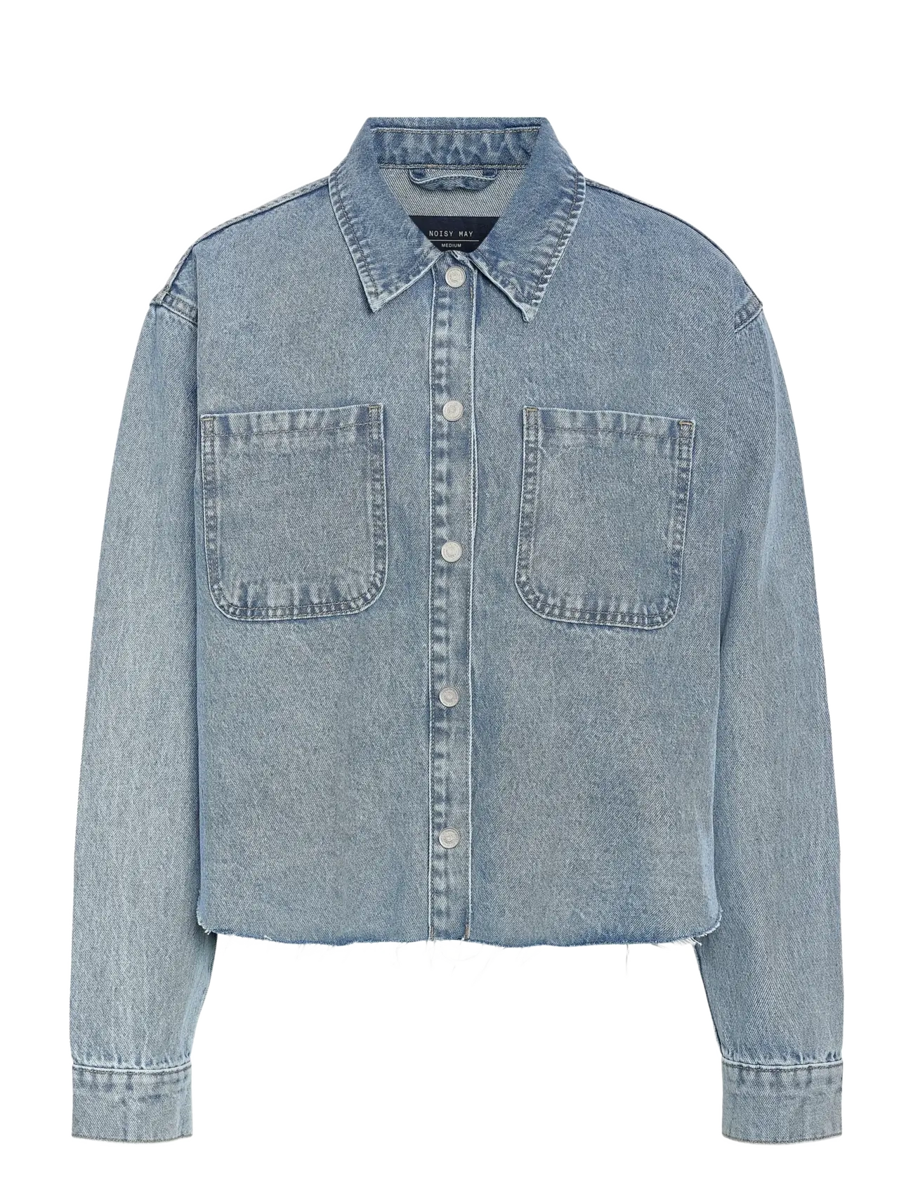 NOISY MAY NMALVA L/S DENIM SH SHCKET  AZ452LB - NOISY MAY - LIGHT BLUE DENIM / blue