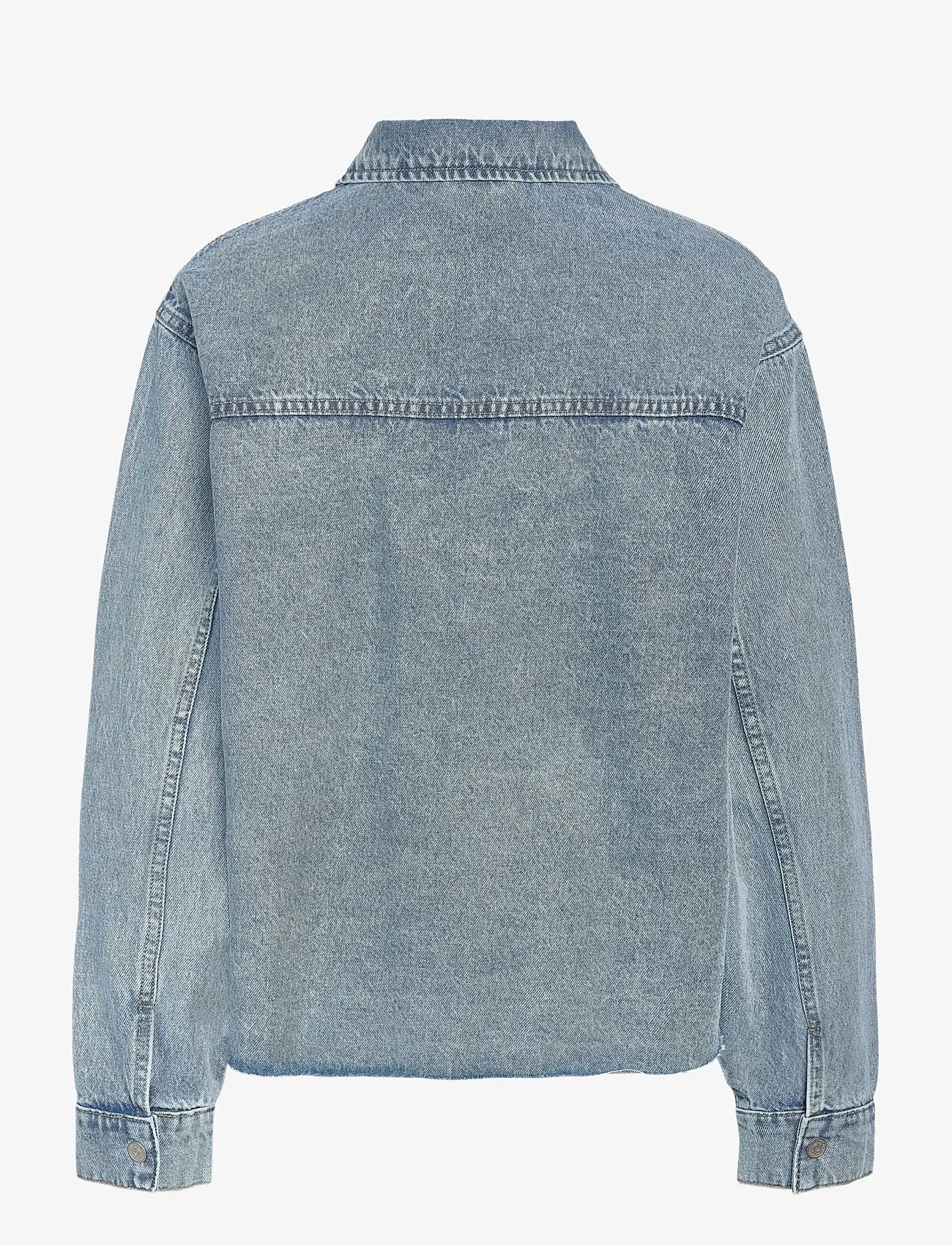 NOISY MAY - NMALVA L/S DENIM SH SHCKET  AZ452LB - kevättakit - light blue denim - 2