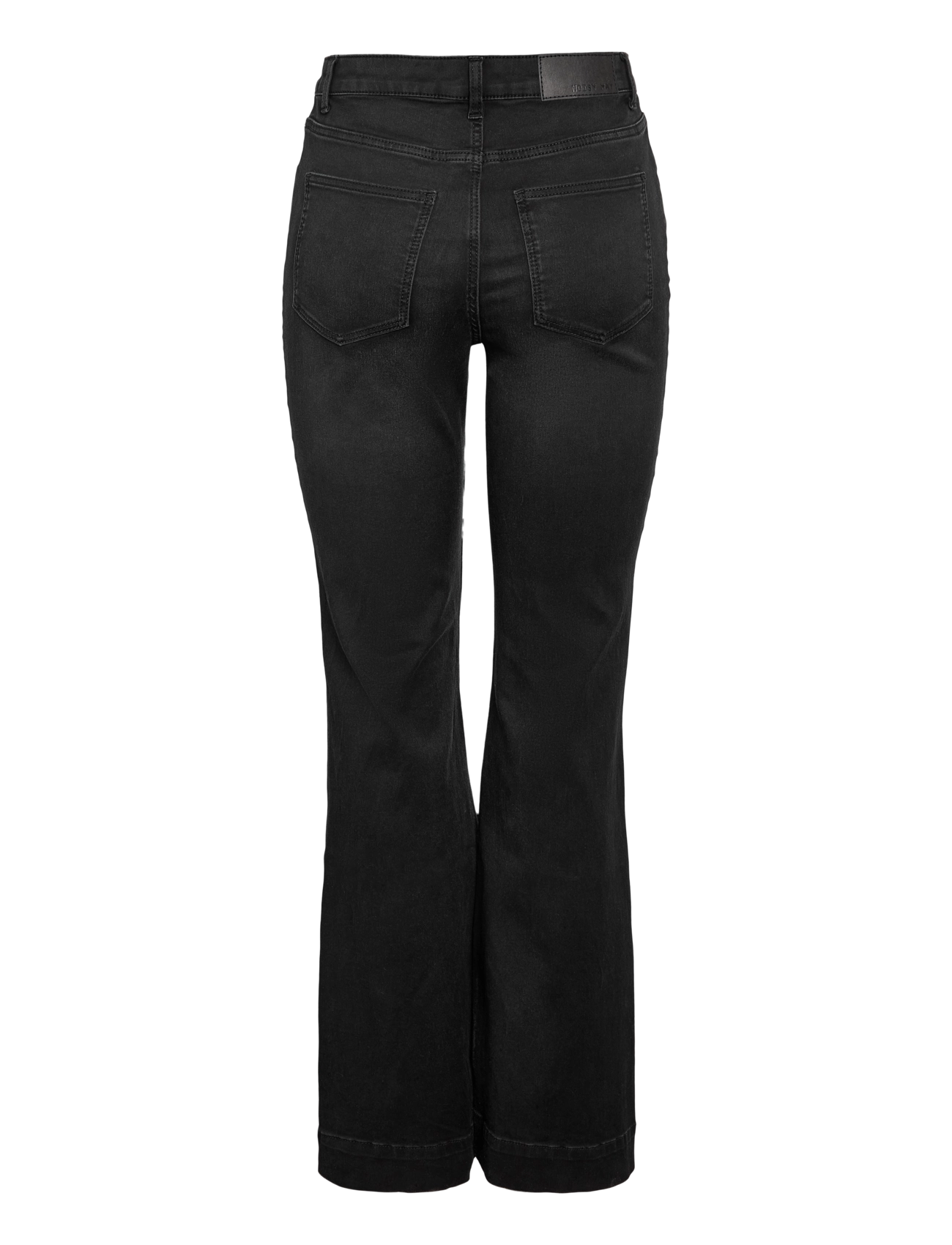 NOISY MAY - NMROOXY HW SLIM FLARED JNS VI581BL NOOS - wide leg jeans - black denim - 2