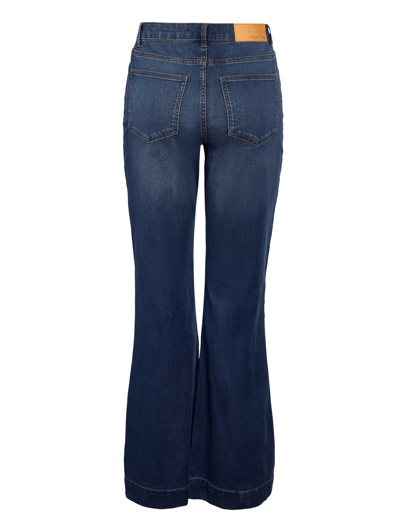 NOISY MAY - NMROOXY HW SLIM FLARED JNS VI580MB NOOS - flared jeans - medium blue denim - 2