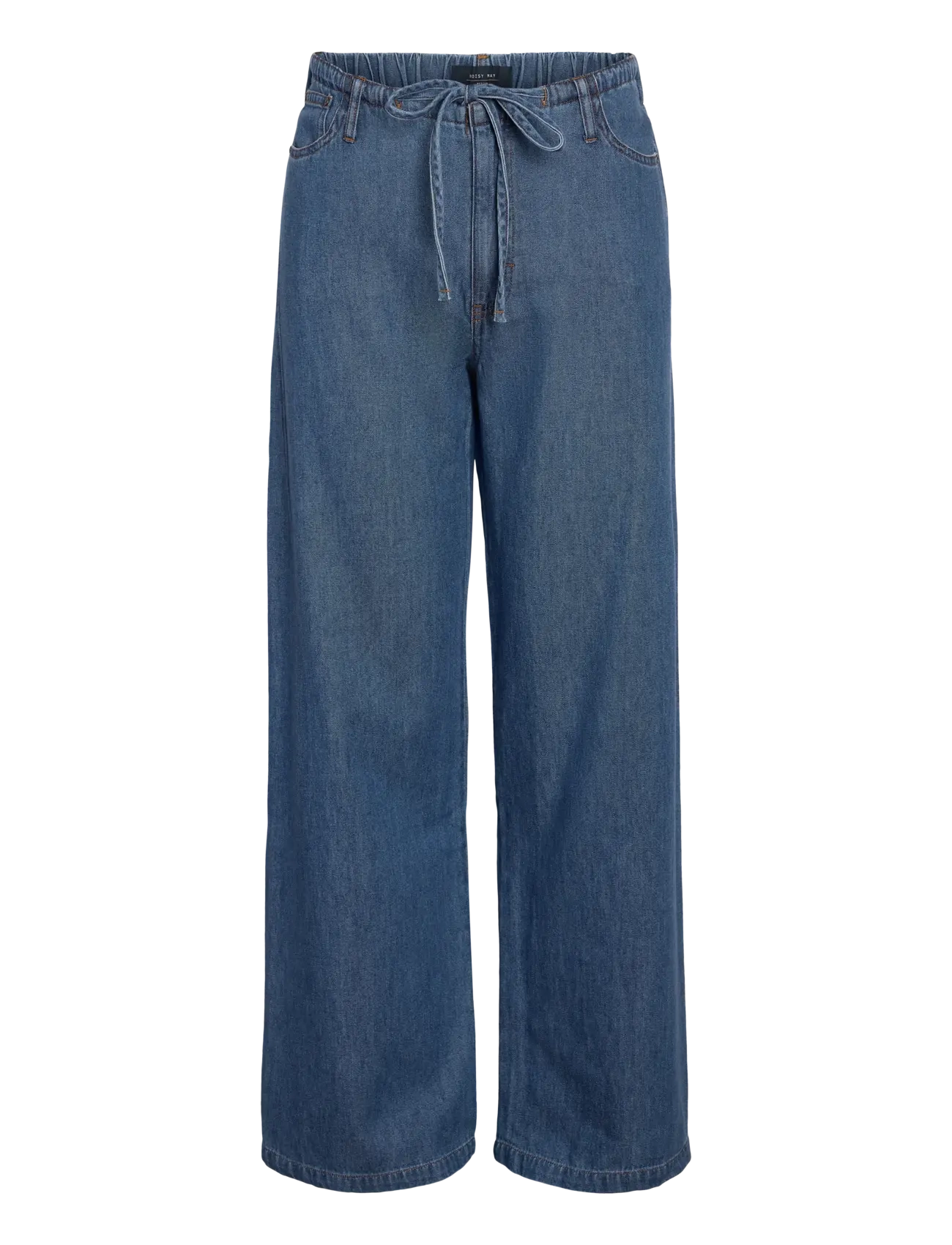 NOISY MAY - NMRINE NW WIDE PANTS  MG009MB NOOS - wide leg jeans - medium blue denim - 1