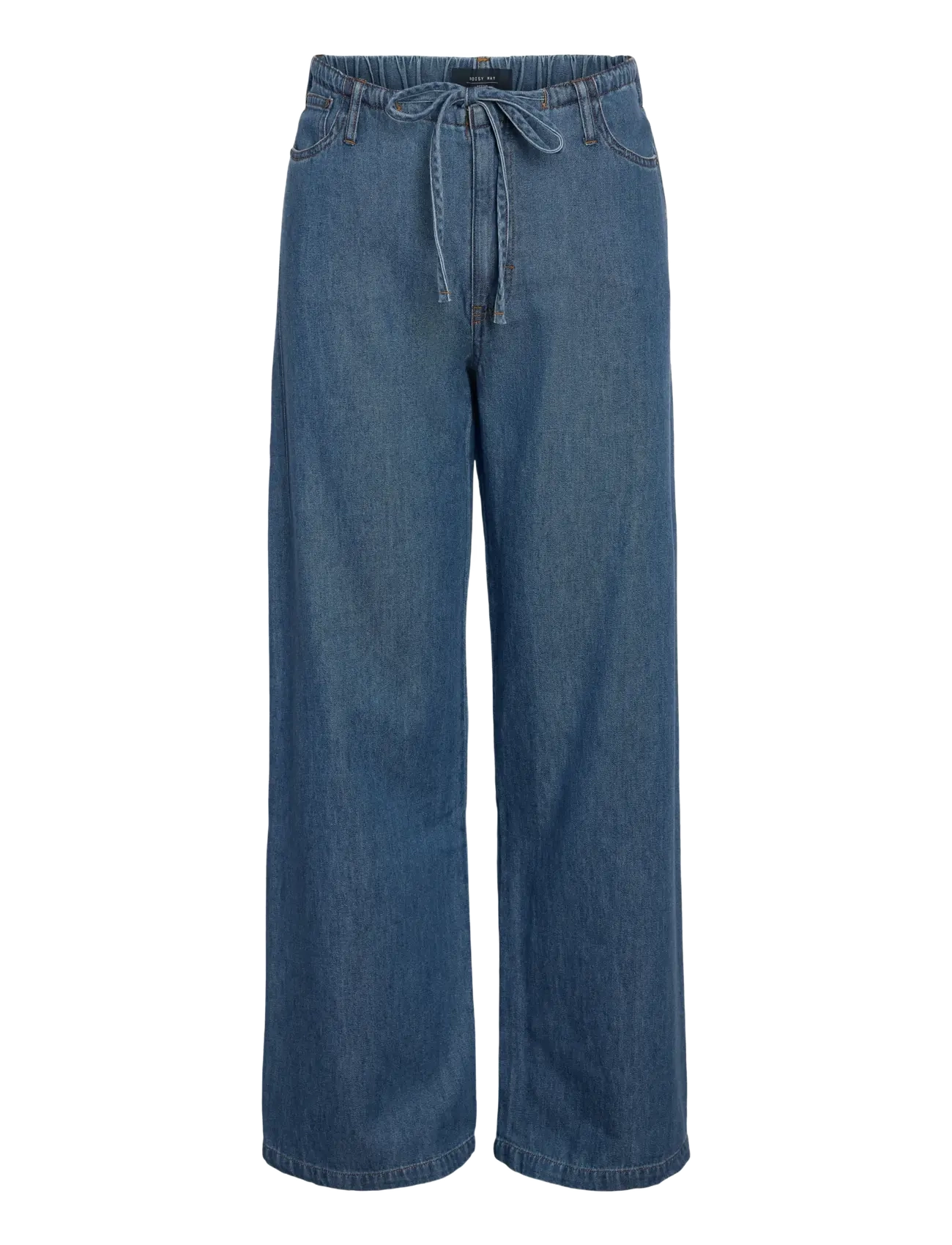 NOISY MAY NMRINE NW WIDE PANTS  MG009MB NOOS - Perusvaatteet - MEDIUM BLUE DENIM / blue