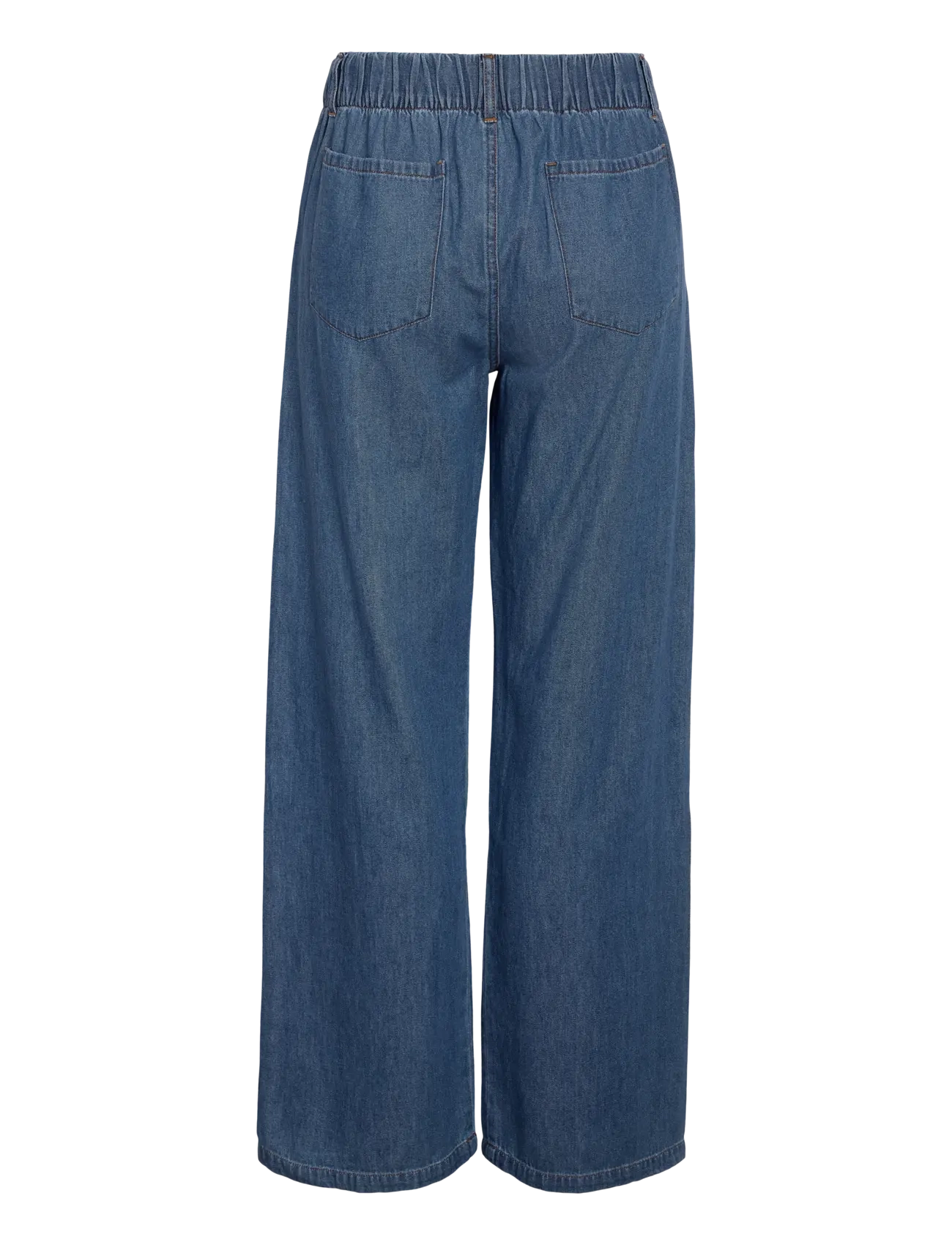 NOISY MAY - NMRINE NW WIDE PANTS  MG009MB NOOS - wide leg jeans - medium blue denim - 2