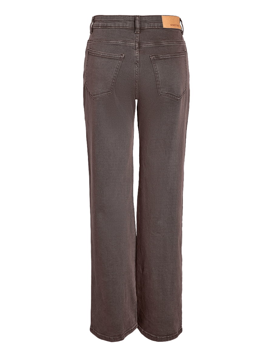 NOISY MAY - NMYOLANDA MW STRAIGHT JEANS COLORED NOOS - raka jeans - chocolate brown - 2