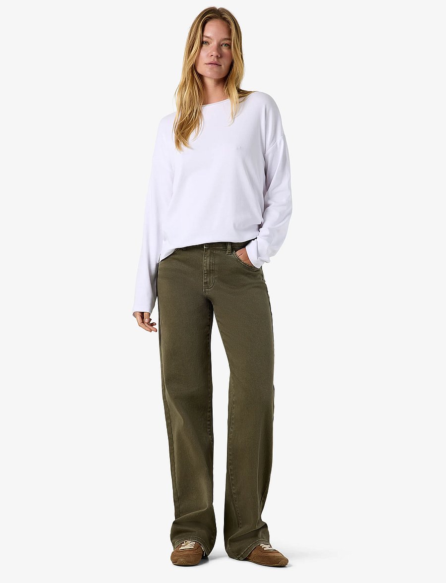 NOISY MAY - NMYOLANDA MW STRAIGHT JEANS COLORED NOOS - raka jeans - kalamata - 3