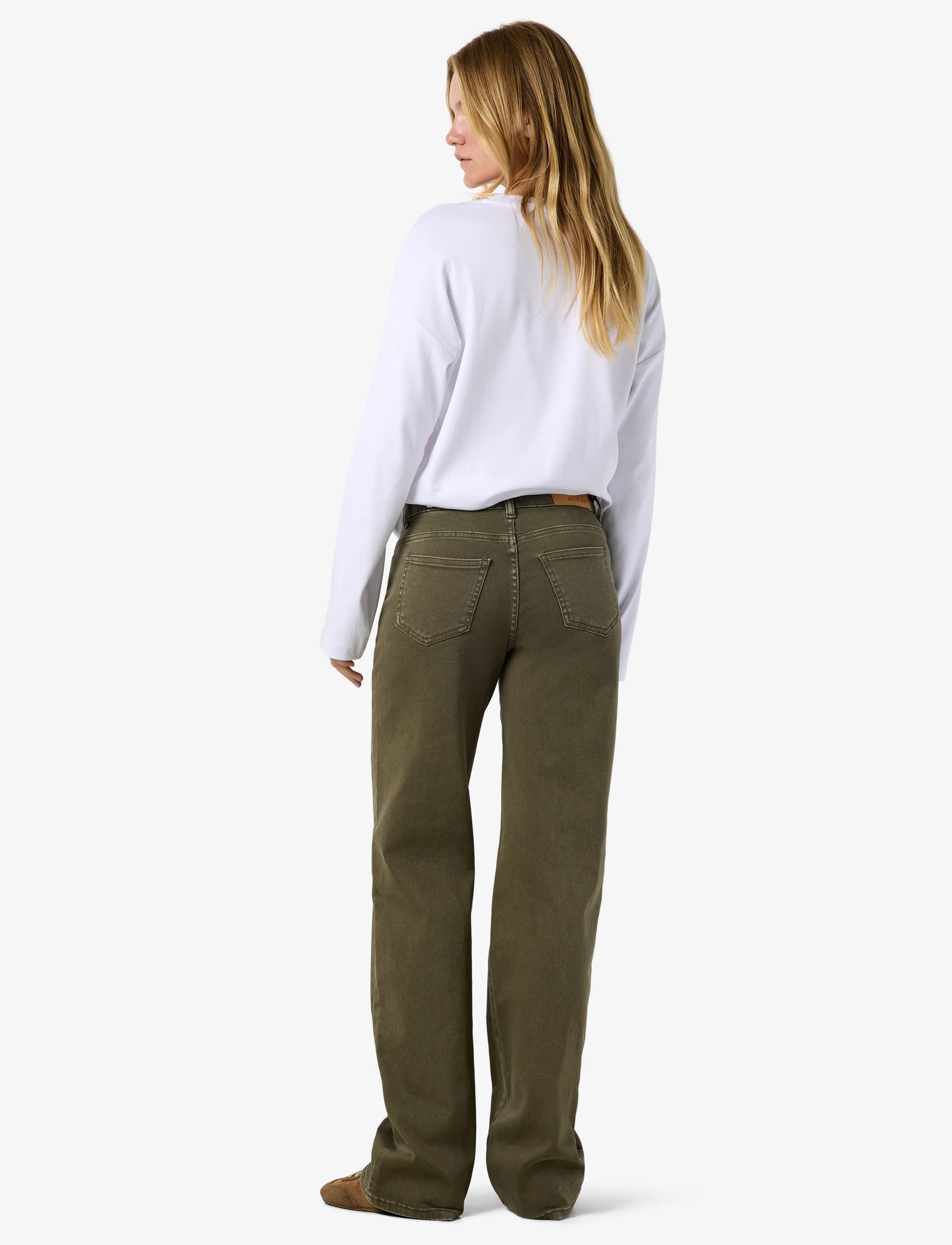 NOISY MAY - NMYOLANDA MW STRAIGHT JEANS COLORED NOOS - raka jeans - kalamata - 4