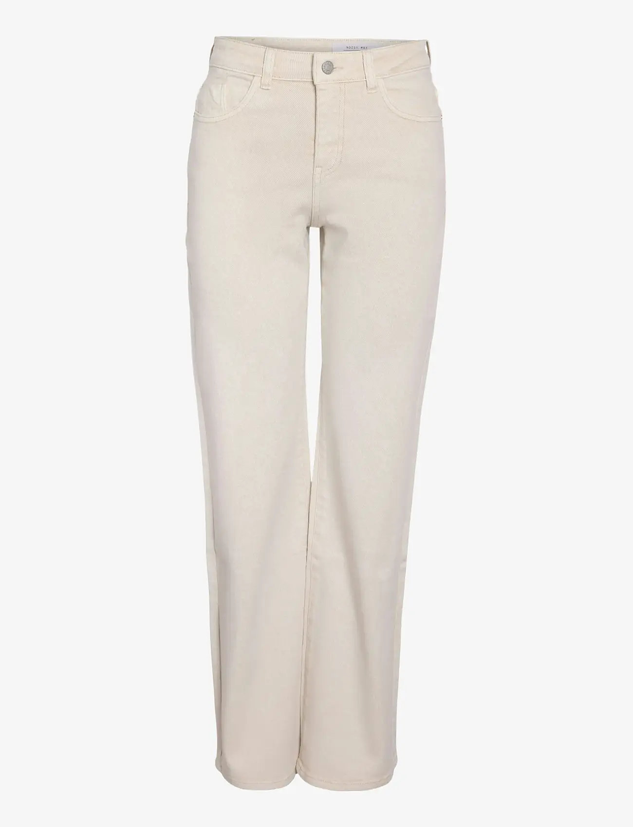 NOISY MAY - NMYOLANDA MW STRAIGHT JEANS COLORED NOOS - straight jeans - pumice stone - 1