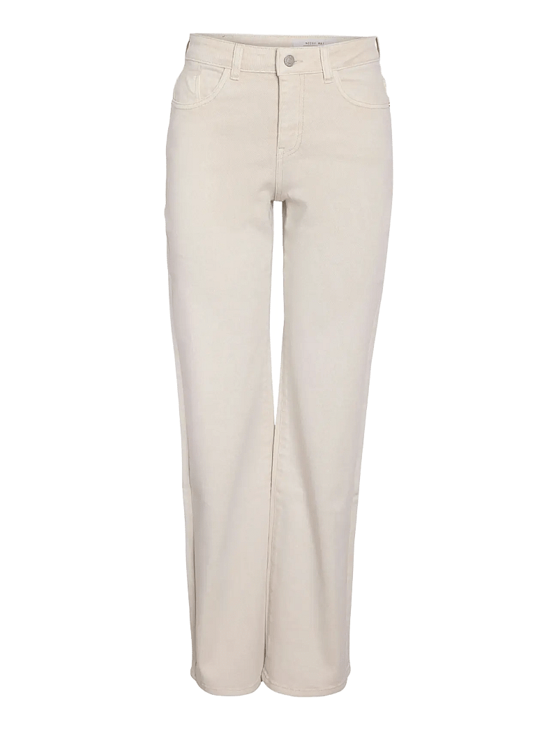 NOISY MAY - NMYOLANDA MW STRAIGHT JEANS COLORED NOOS - straight jeans - pumice stone - 1