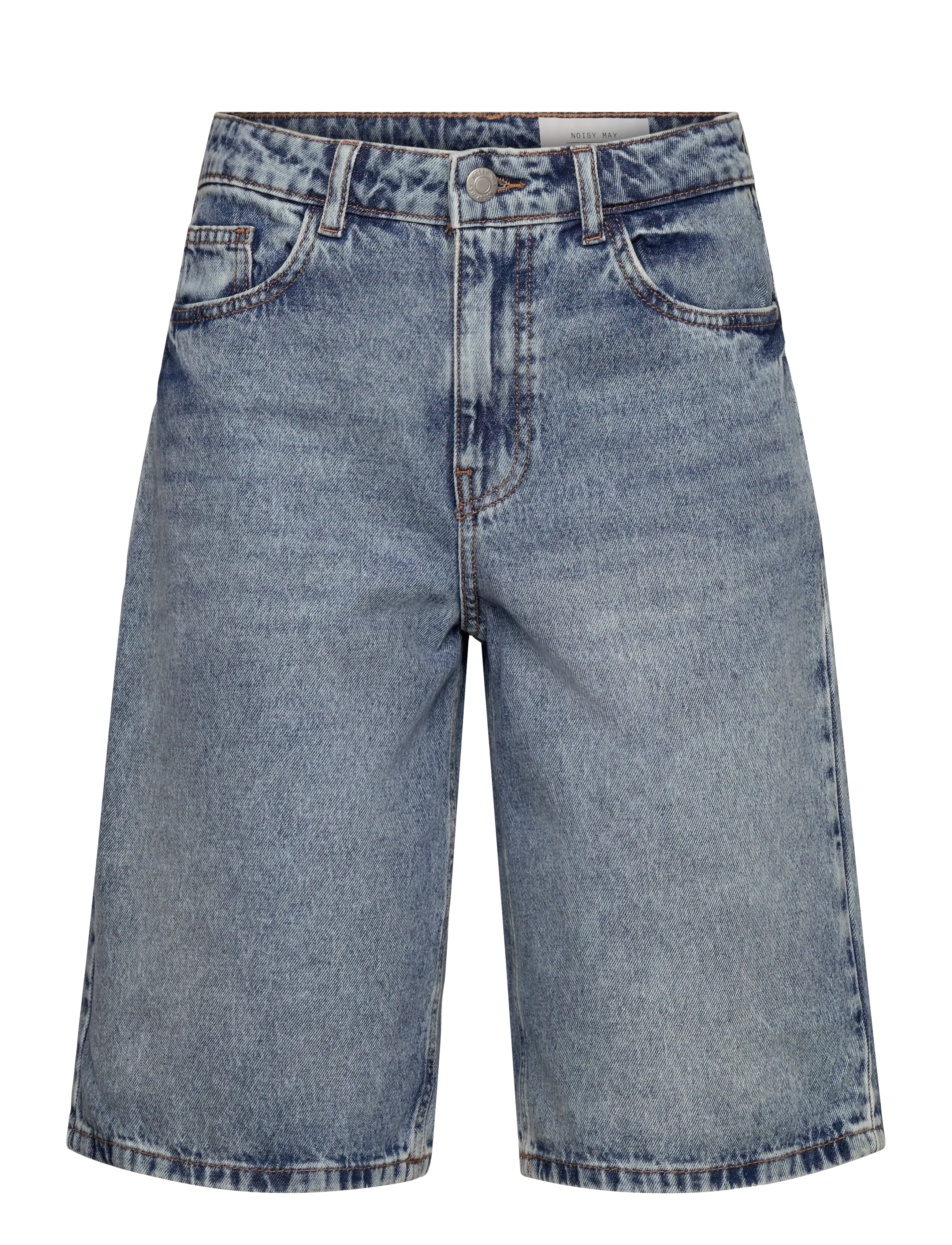 NOISY MAY NMMINDIE NW BERMUDA SHORTS AZ411LB NOOS - Korte broeken - LIGHT BLUE DENIM / blue