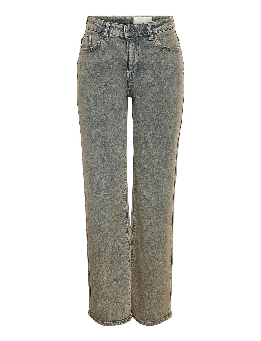 NOISY MAY - NMYOLANDA NW WIDE TNT JEANS AZ454LB NOOS - pantalons larges - light blue denim - 1