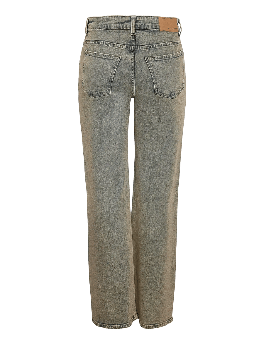 NOISY MAY - NMYOLANDA NW WIDE TNT JEANS AZ454LB NOOS - pantalons larges - light blue denim - 2