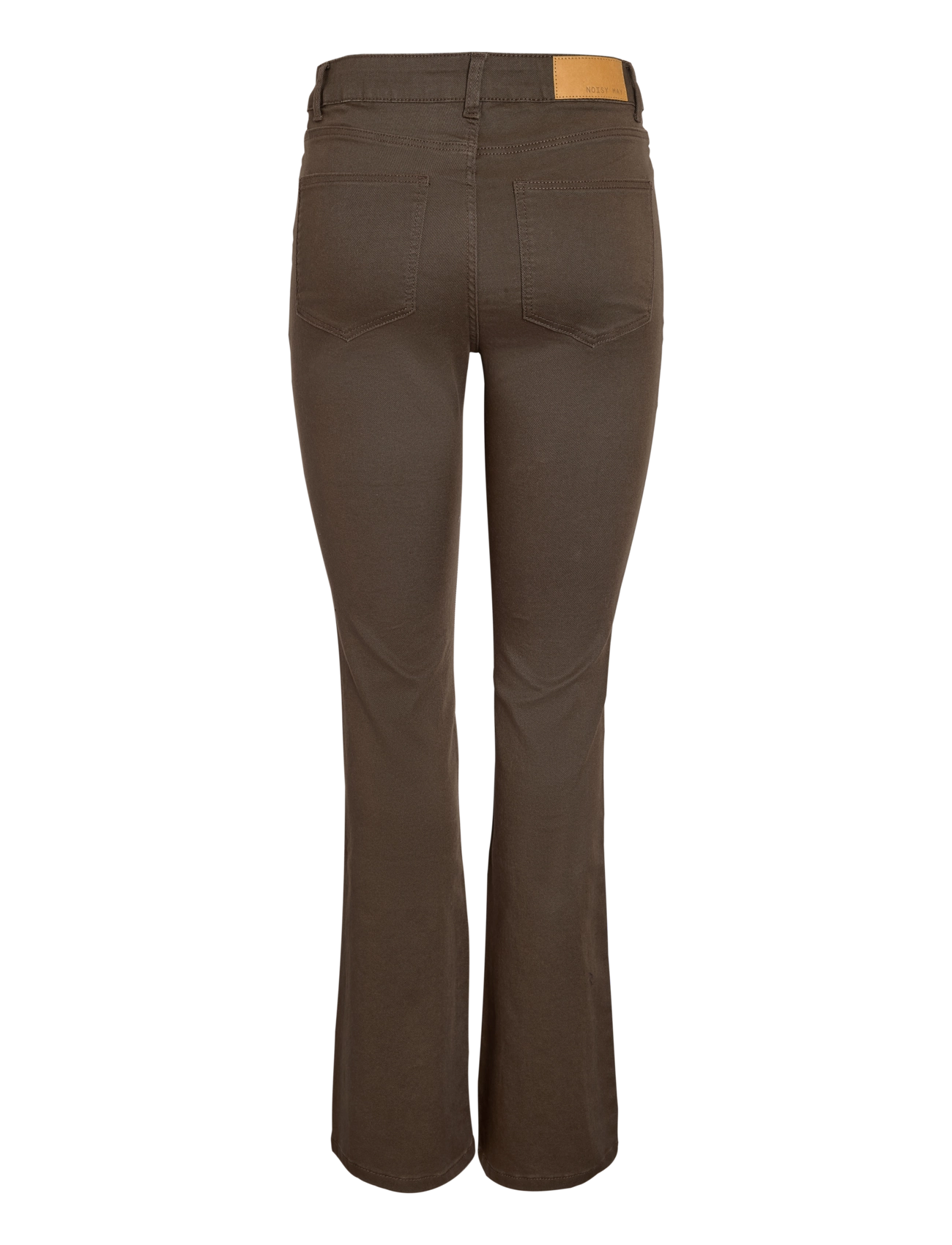 NOISY MAY - NMSALLIE HW  SK FLARED  COLOR NOOS - slim-fit-jeans - chocolate brown - 2