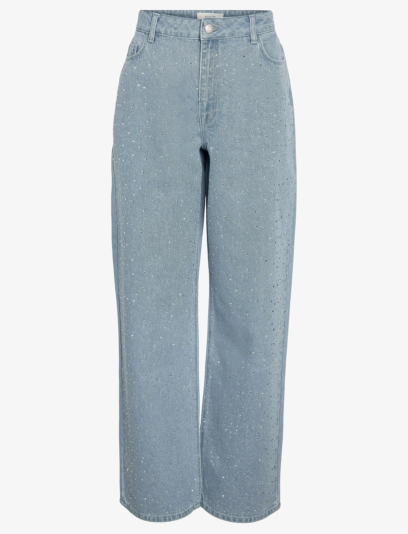 NOISY MAY - NMJANNEL HW LOOSE JEANS FO088LB NOOS - vida jeans - light blue denim - 1