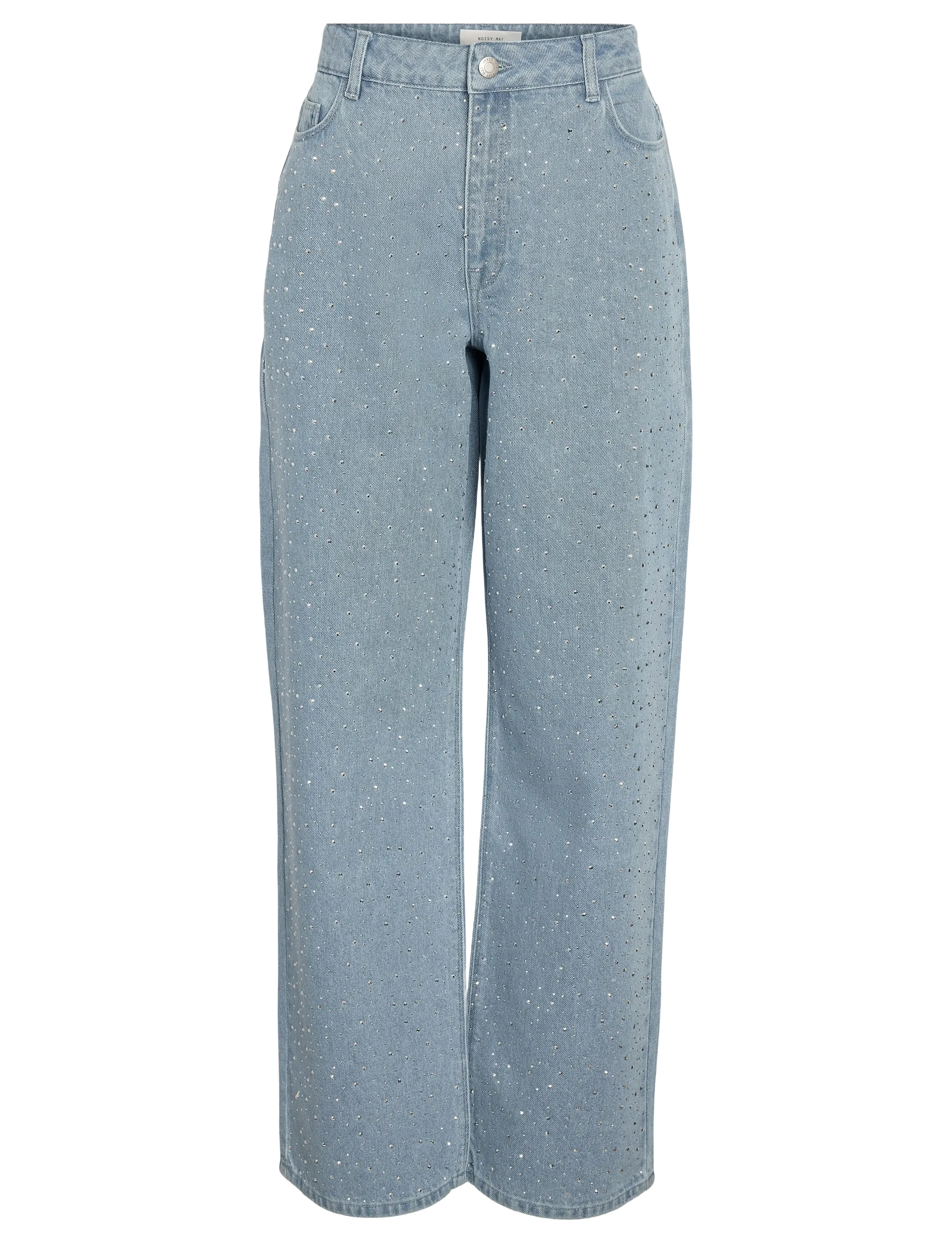 NOISY MAY NMJANNEL HW LOOSE JEANS FO088LB NOOS - Jeans - LIGHT BLUE DENIM / blue