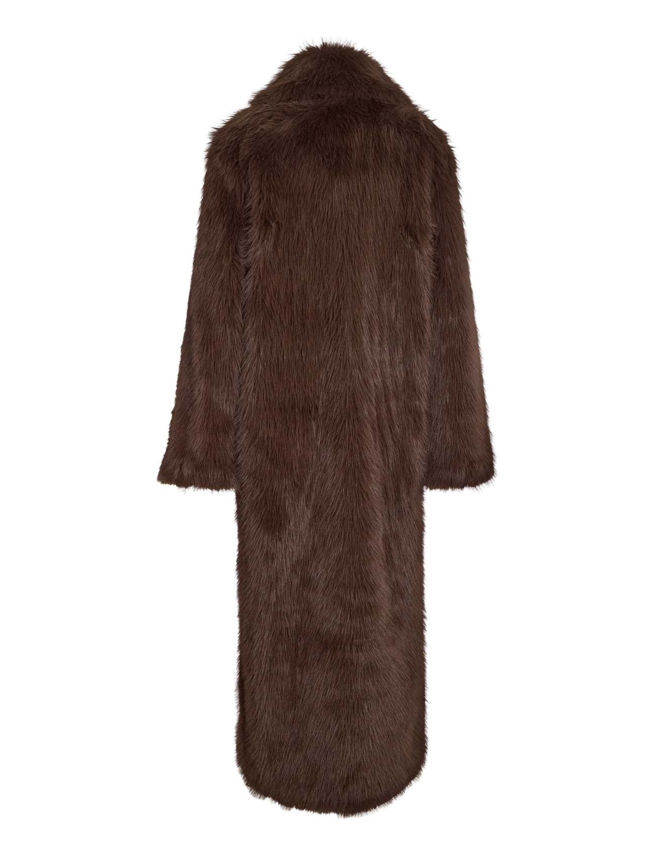 NOISY MAY - NMEVIE X-LONG COAT - faux fur - demitasse - 2