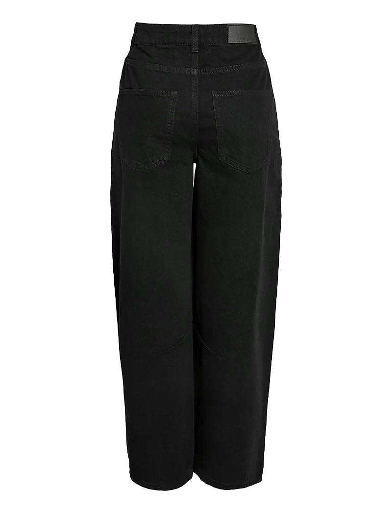 NOISY MAY - NMHAZAL HW BARREL JEANS VI606BL NOOS - barrel jeans - black - 2