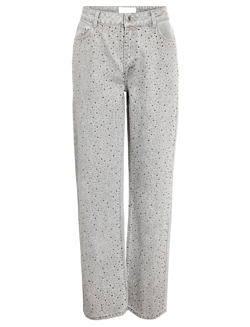 NOISY MAY - NMJANNEL HW LOOSE JEANS FO084LG NOOS - vida jeans - light grey denim - 1