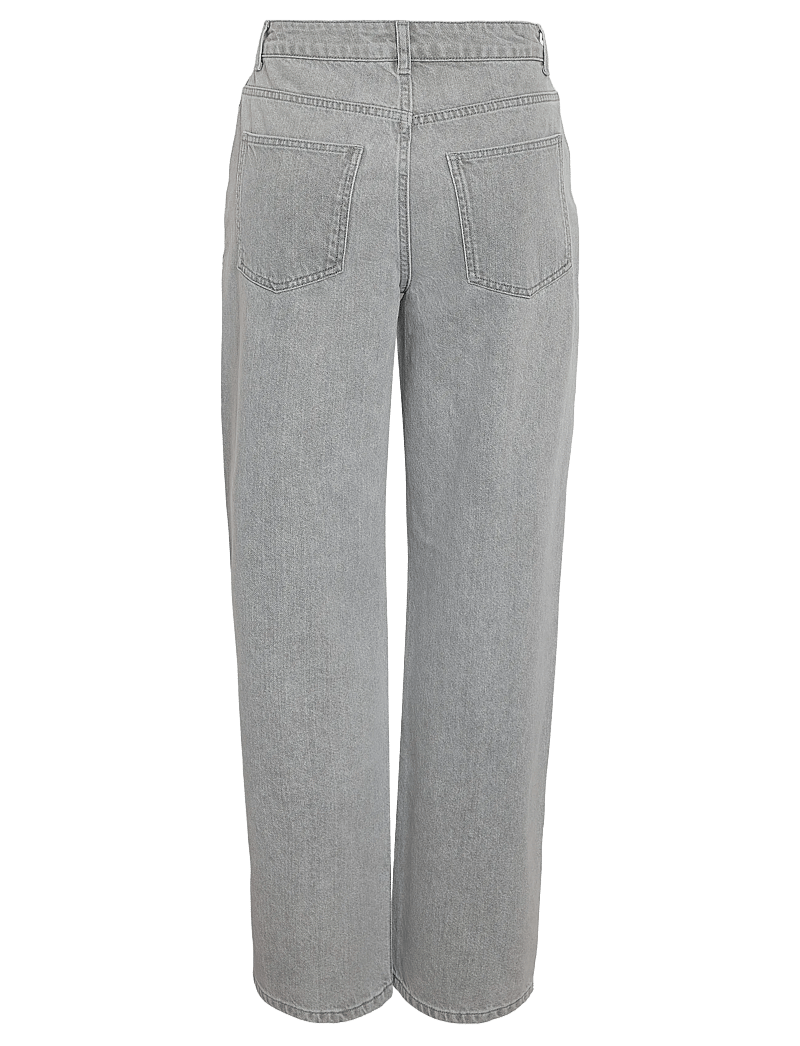 NOISY MAY - NMJANNEL HW LOOSE JEANS FO084LG NOOS - vida jeans - light grey denim - 2