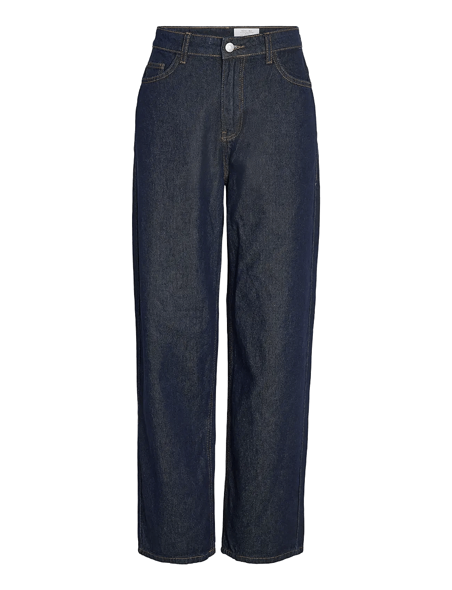 NOISY MAY - NMALEXA NW REG JEANS AZ386DB NOOS - straight jeans - dark blue denim - 1