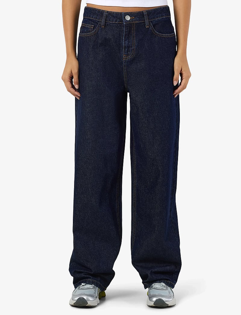 NOISY MAY - NMALEXA NW REG JEANS AZ386DB NOOS - straight jeans - dark blue denim - 0