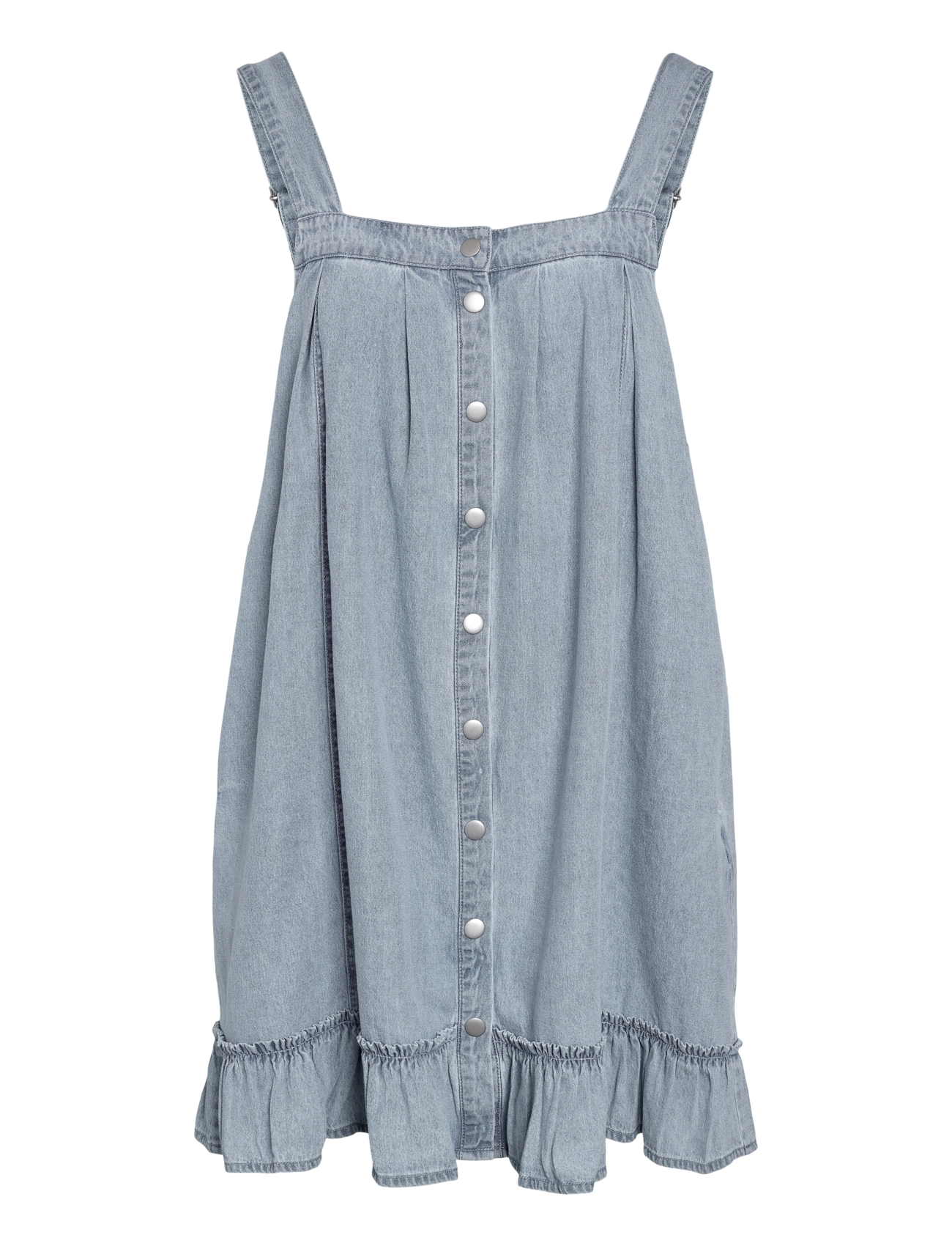 NOISY MAY - NMKATRI OREGON S/L DENIM DRESS BS006LB - medium blue denim - 1