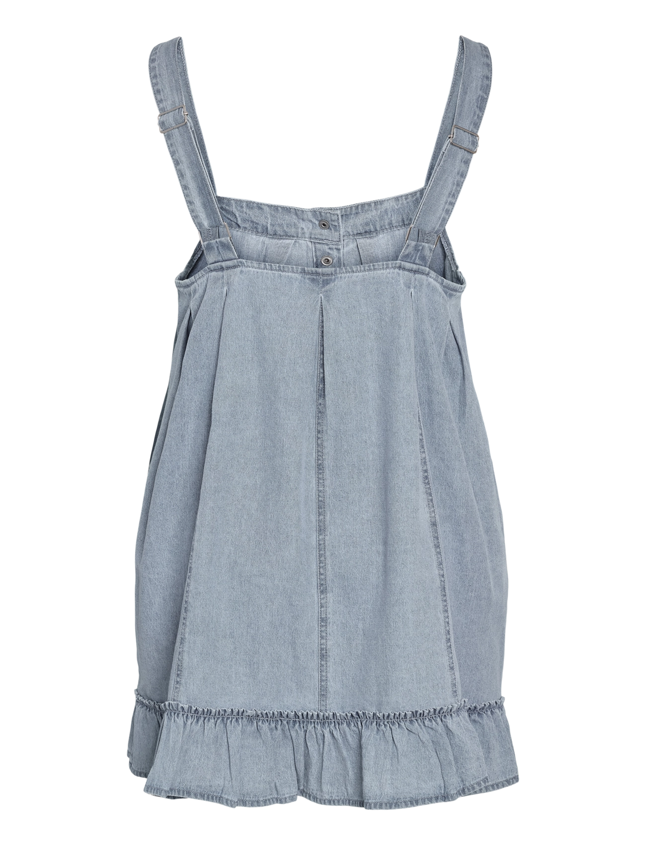 NOISY MAY - NMKATRI OREGON S/L DENIM DRESS BS006LB - medium blue denim - 2