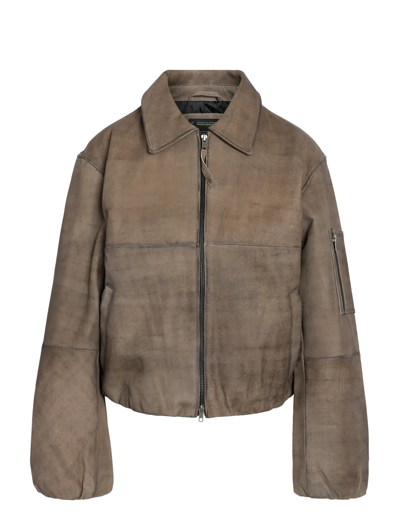 NMANNIE LEATHER JACKET - BLACK