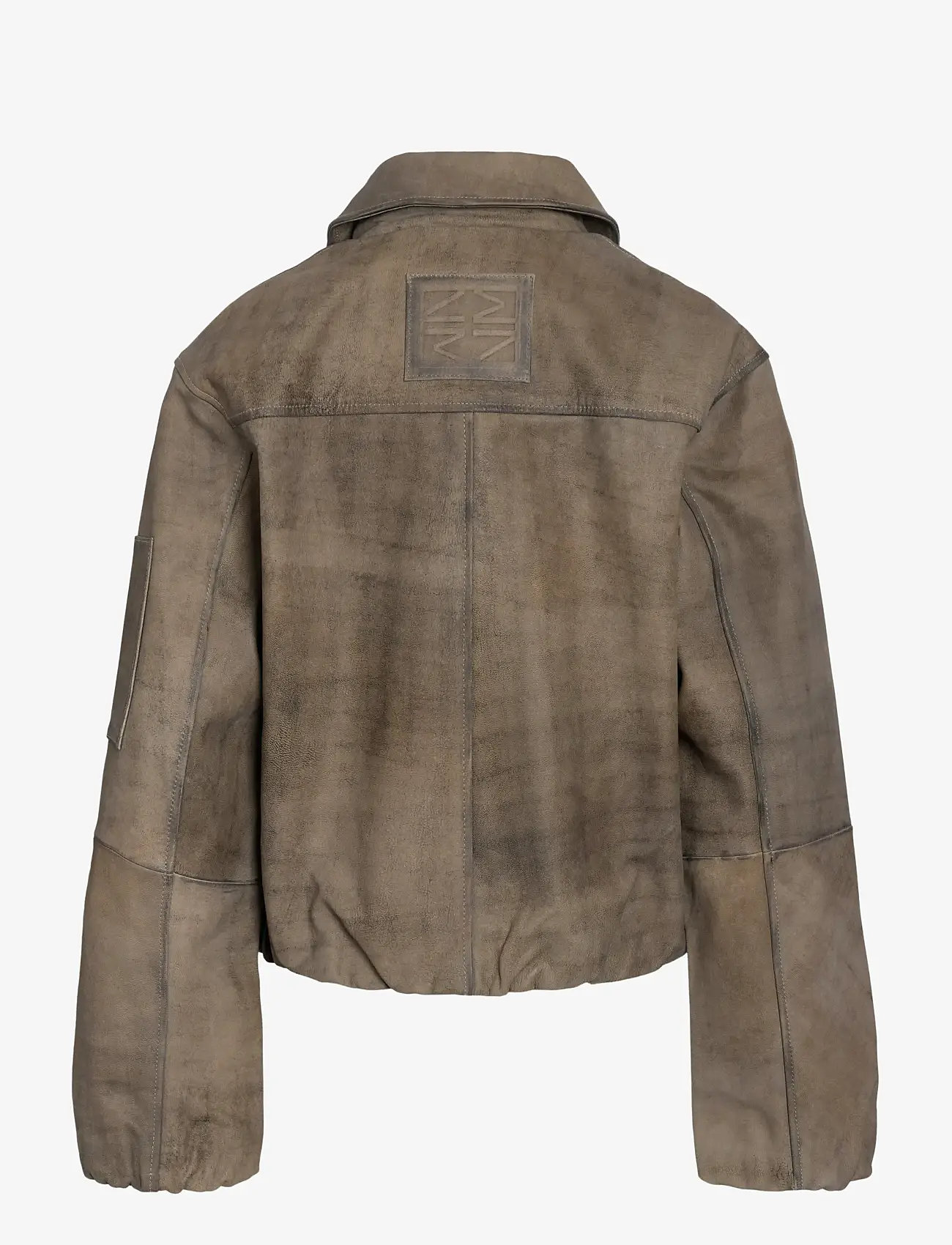 NOISY MAY - NMANNIE LEATHER JACKET - lederjacken - black - 2