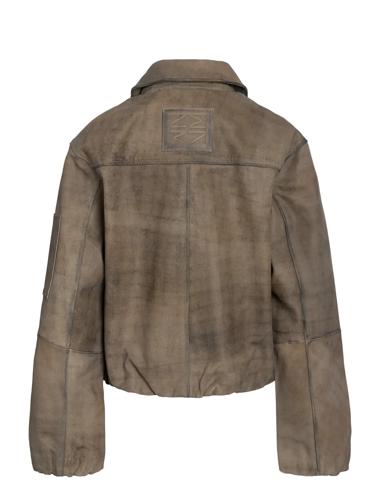 NOISY MAY - NMANNIE LEATHER JACKET - ytterkläder - black - 2