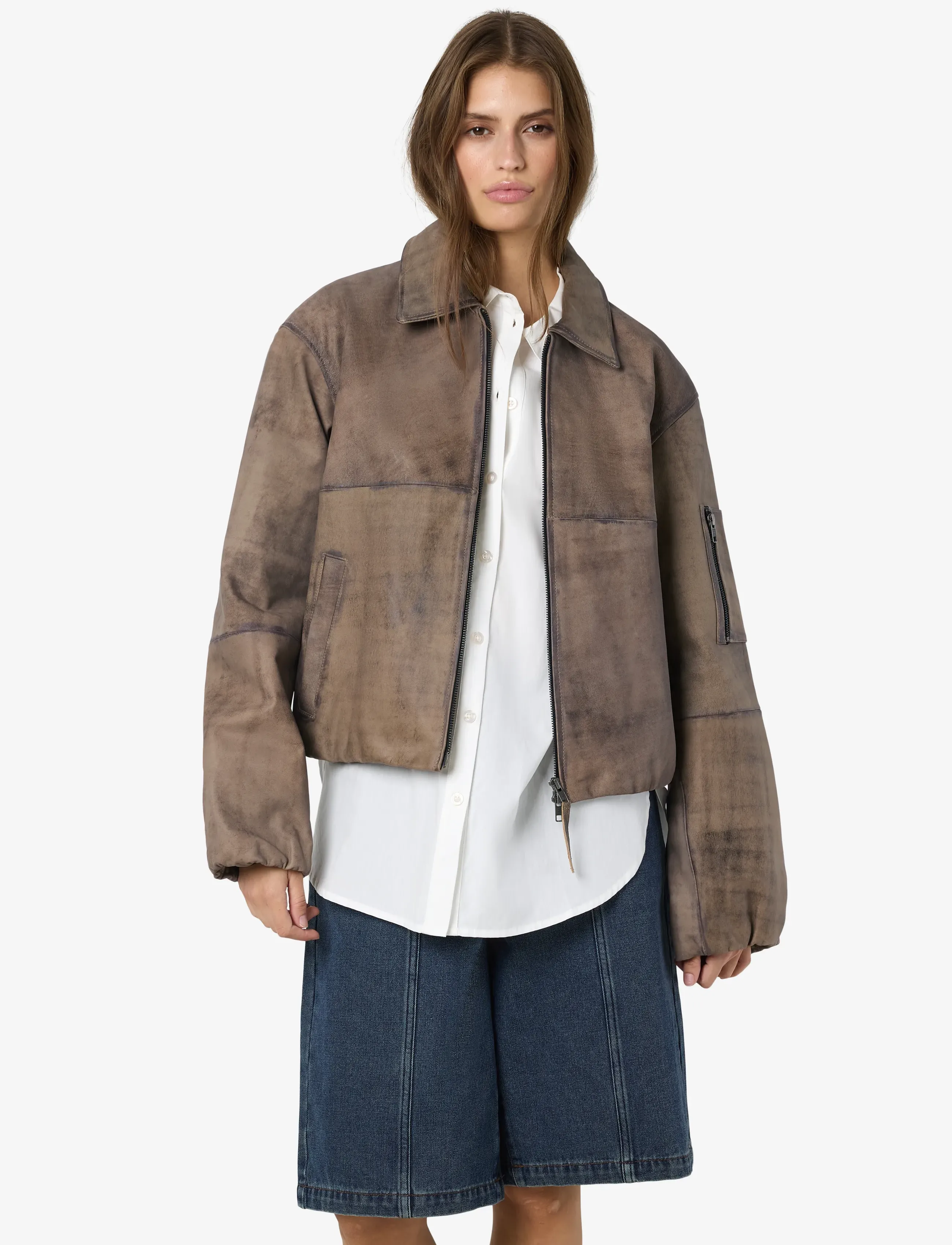 NOISY MAY Nmannie Leather Jacket skinnjackor dam – bild 5