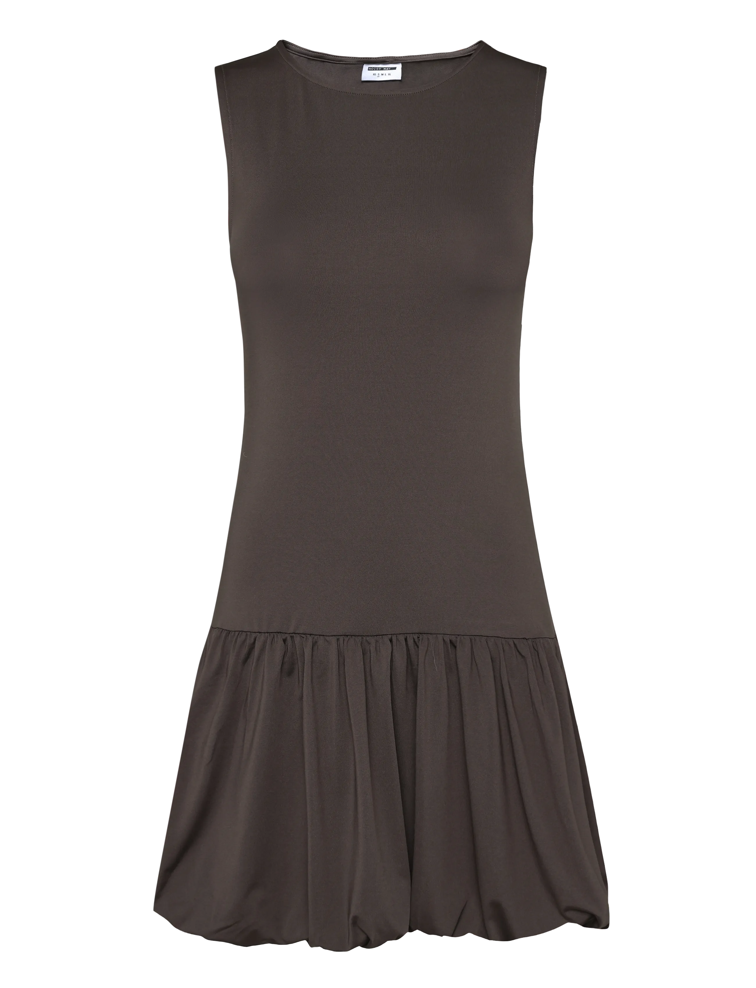 NOISY MAY Nmvikka S/L Bubble Short Dress Jrs, M, Dresses, Braun - Dress, Frauen