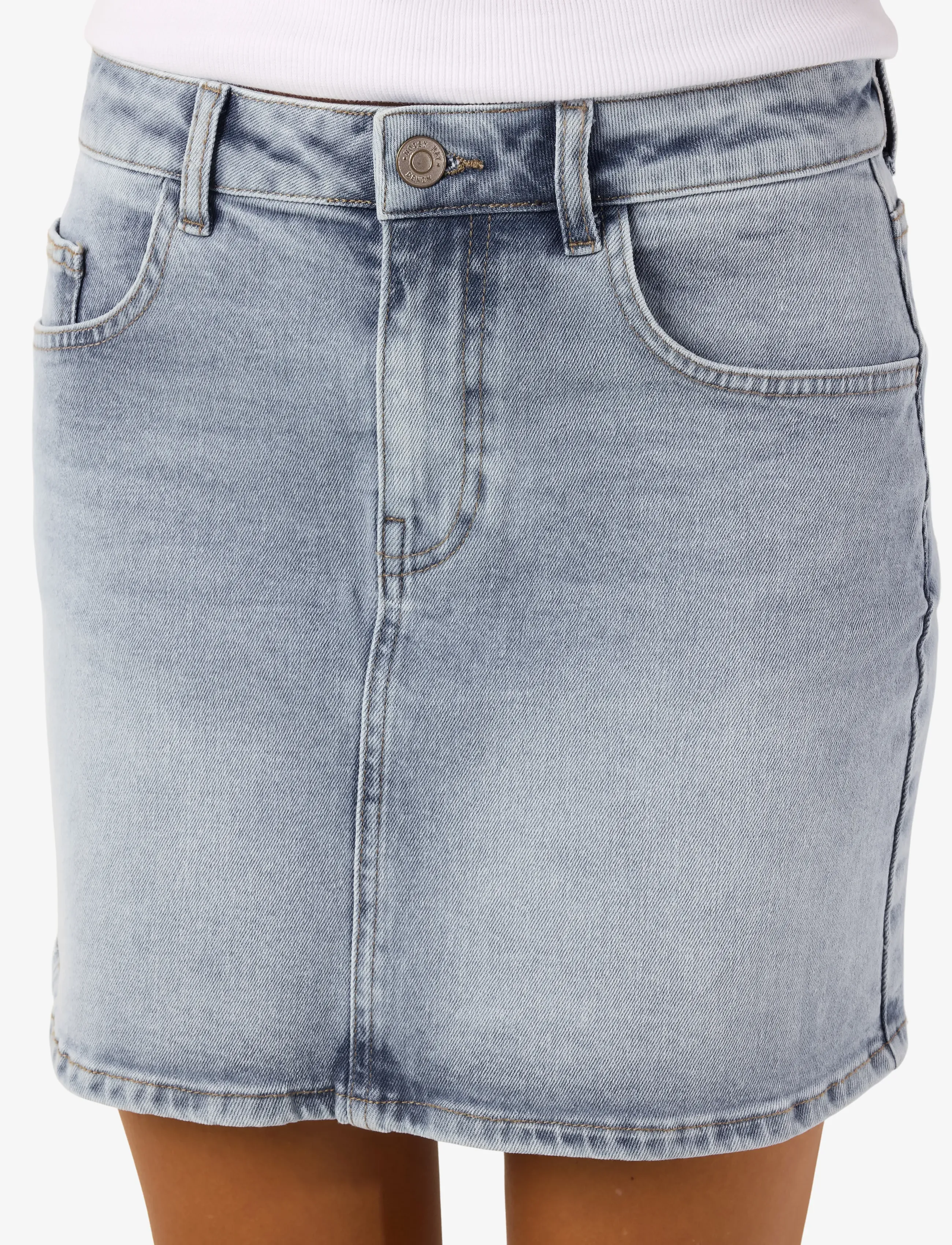 NOISY MAY - NMYOLANDA MW DNM SKIRT AZ236LB NOOS - denimnederdele - light blue denim - 5