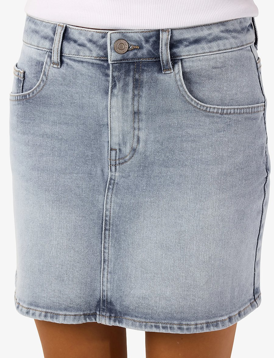 NOISY MAY - NMYOLANDA MW DNM SKIRT AZ236LB NOOS - denimnederdele - light blue denim - 5