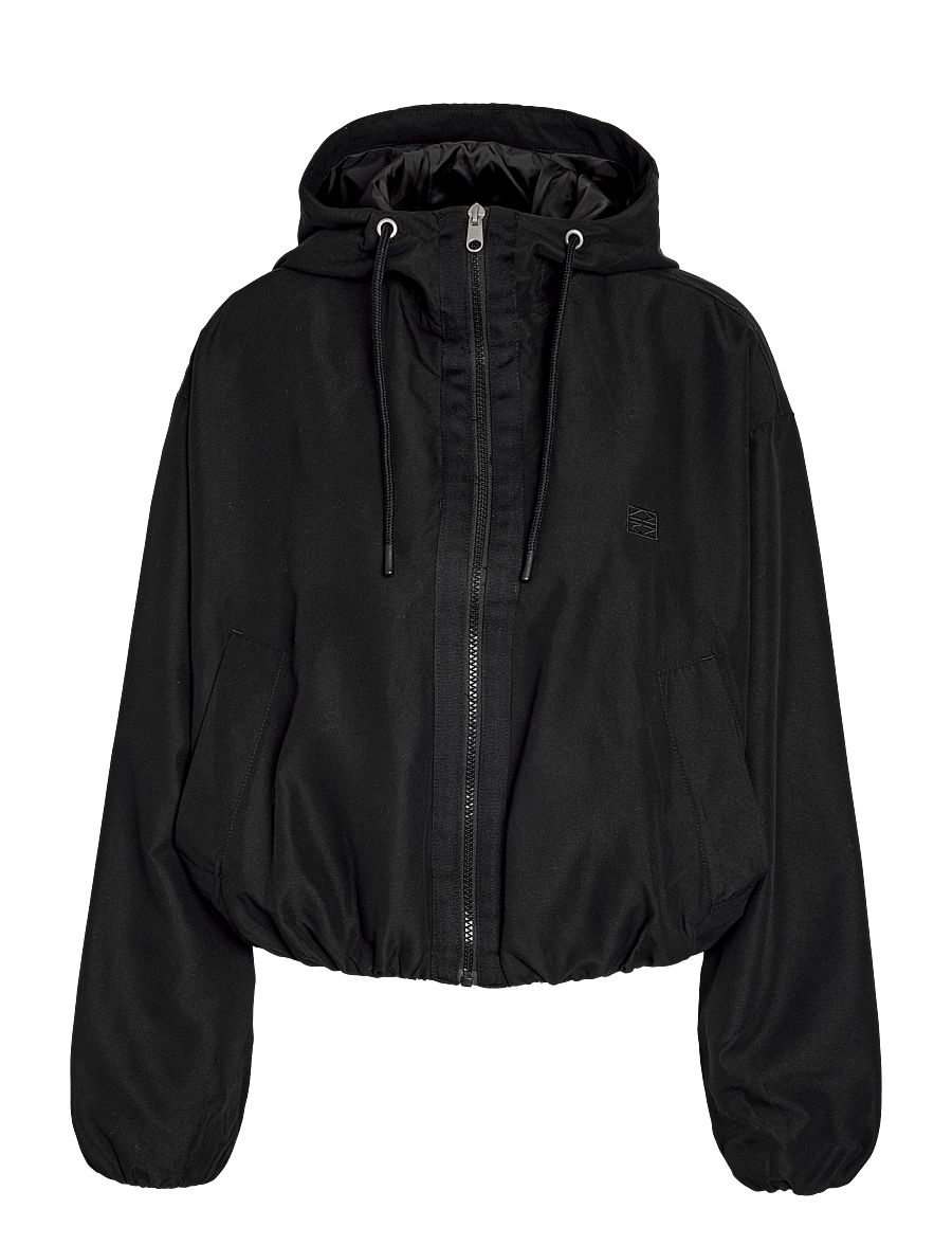 NOISY MAY - NMELINA L/S HOOD JACKET - vårjackor - black - 1