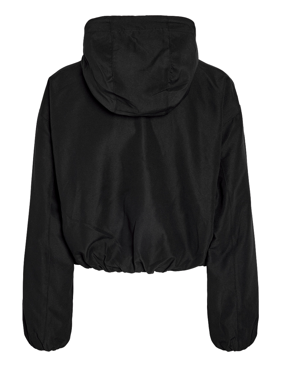 NOISY MAY - NMELINA L/S HOOD JACKET - vårjackor - black - 2