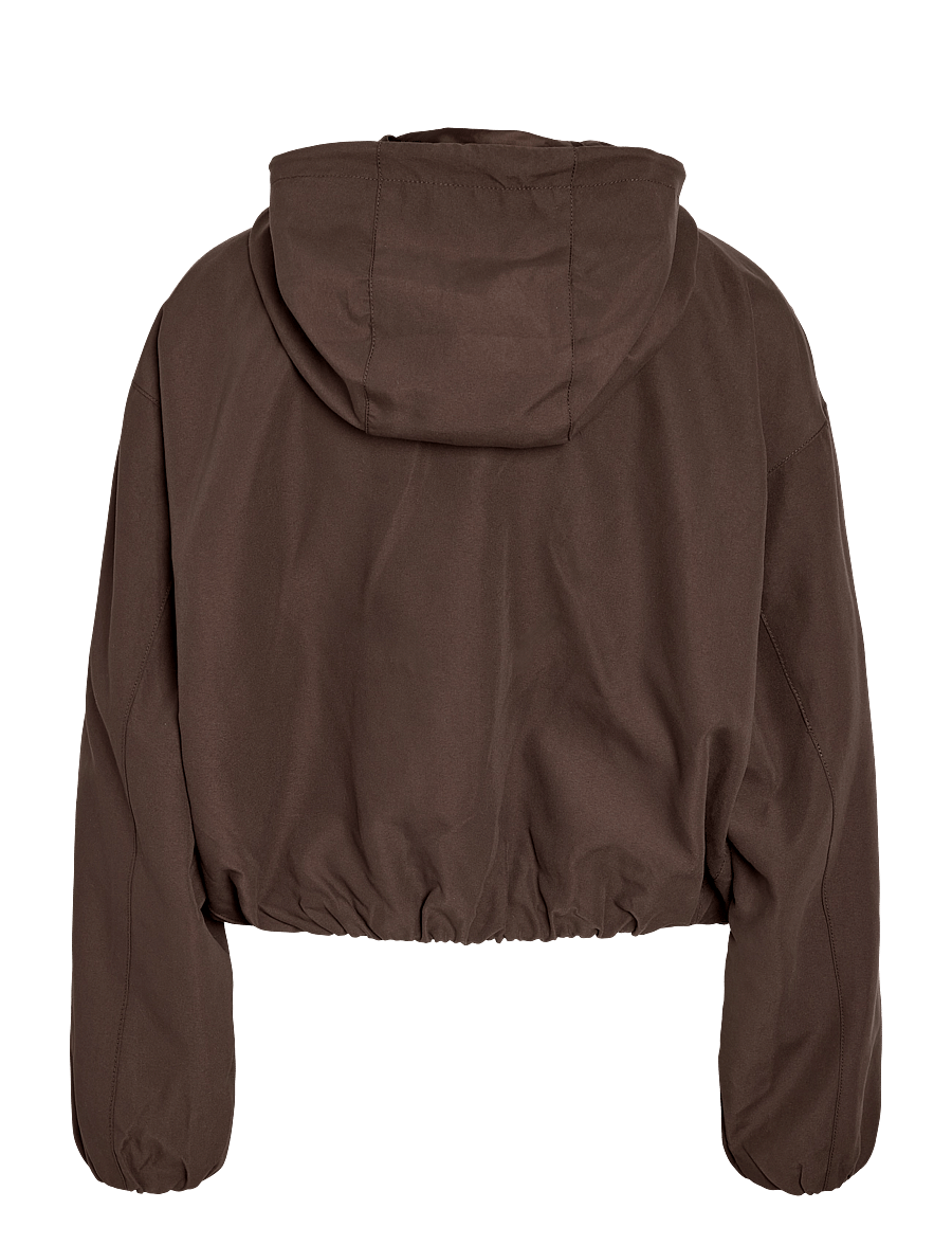 NOISY MAY - NMELINA L/S HOOD JACKET - chocolate brown - 2