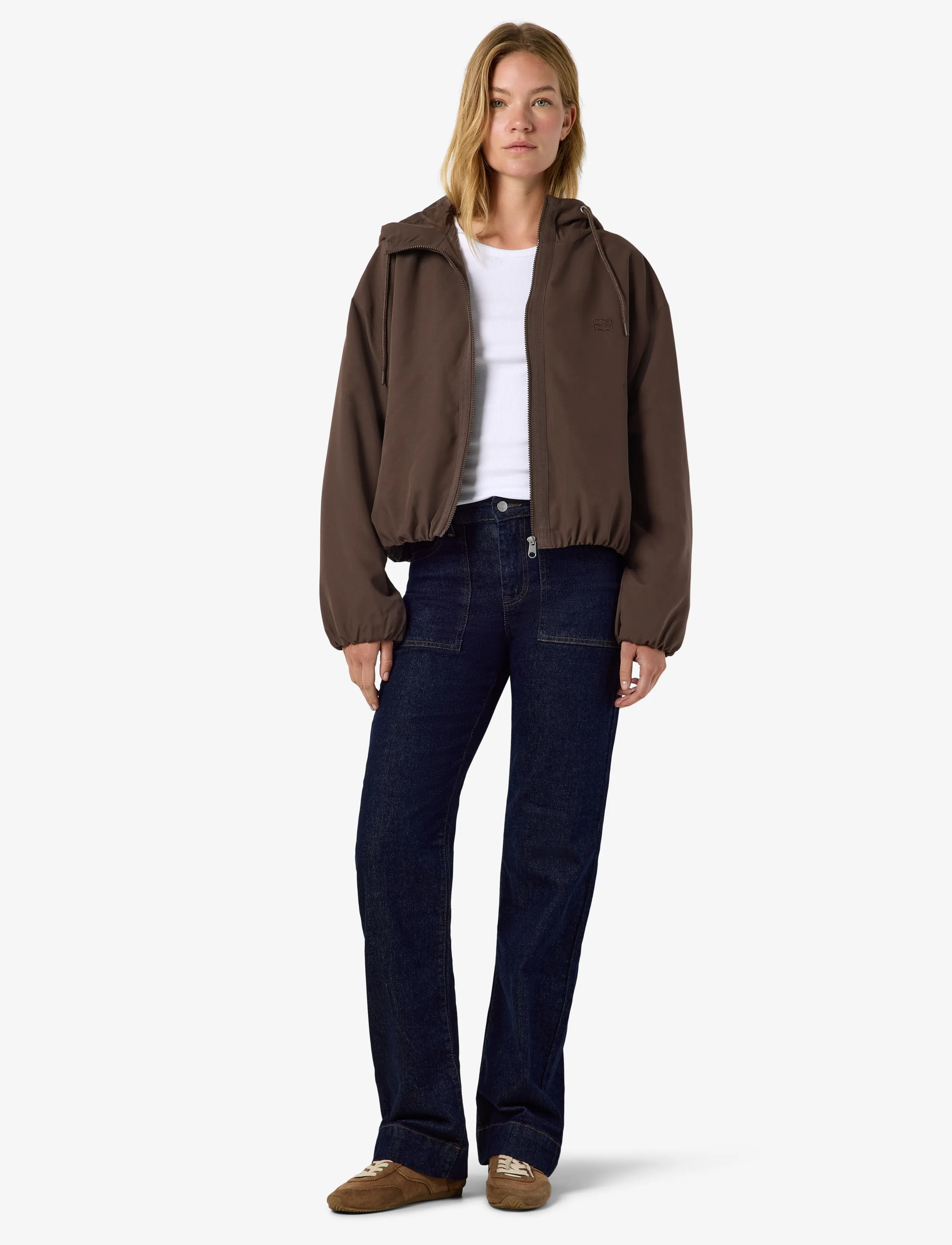 NOISY MAY - NMELINA L/S HOOD JACKET - chocolate brown - 3