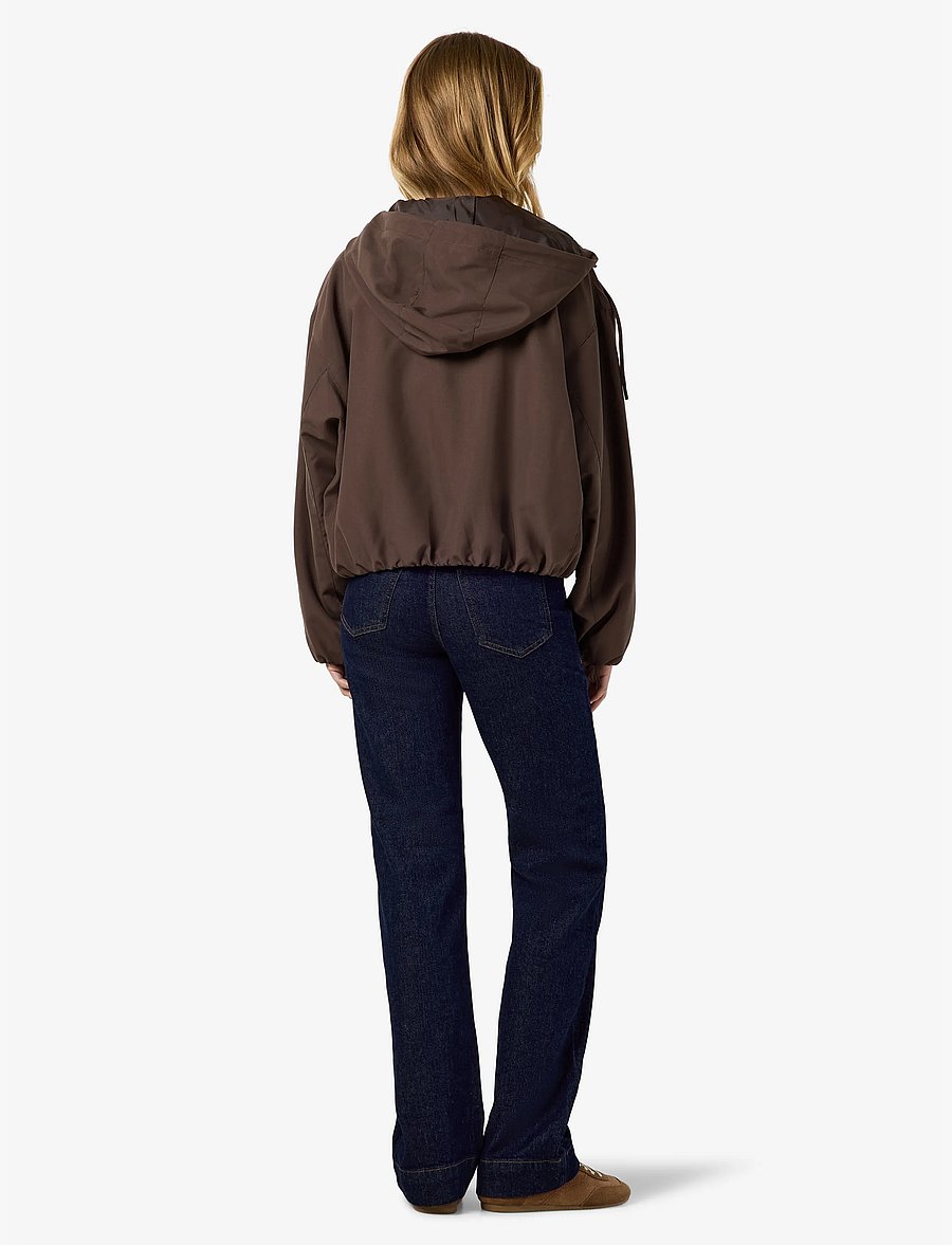 NOISY MAY - NMELINA L/S HOOD JACKET - chocolate brown - 4